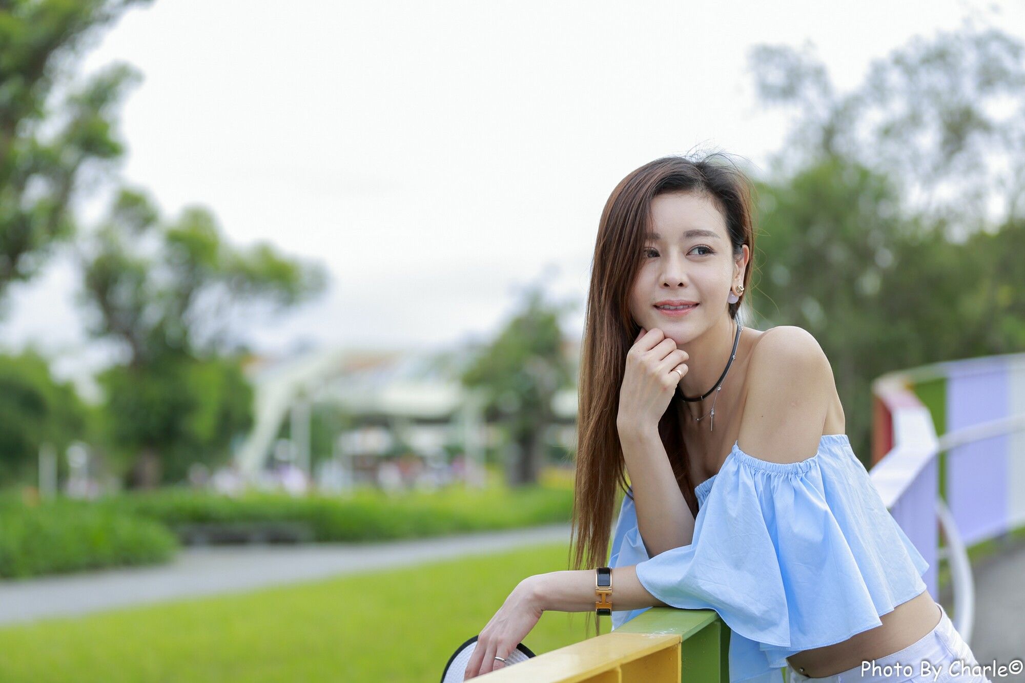 韩羽《圓山花博外拍》-图20