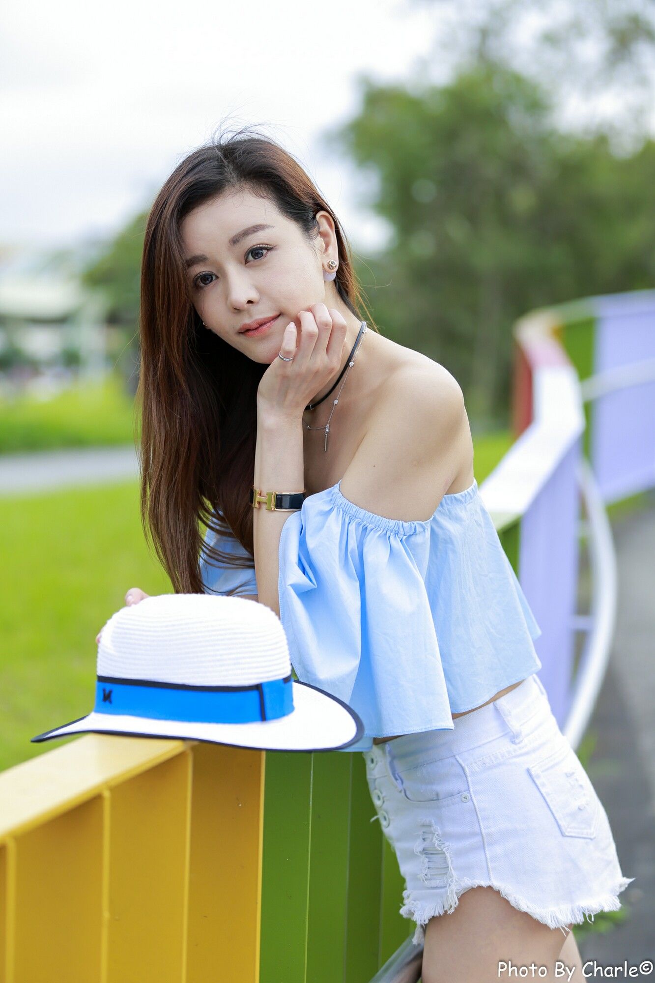 韩羽《圓山花博外拍》-图21