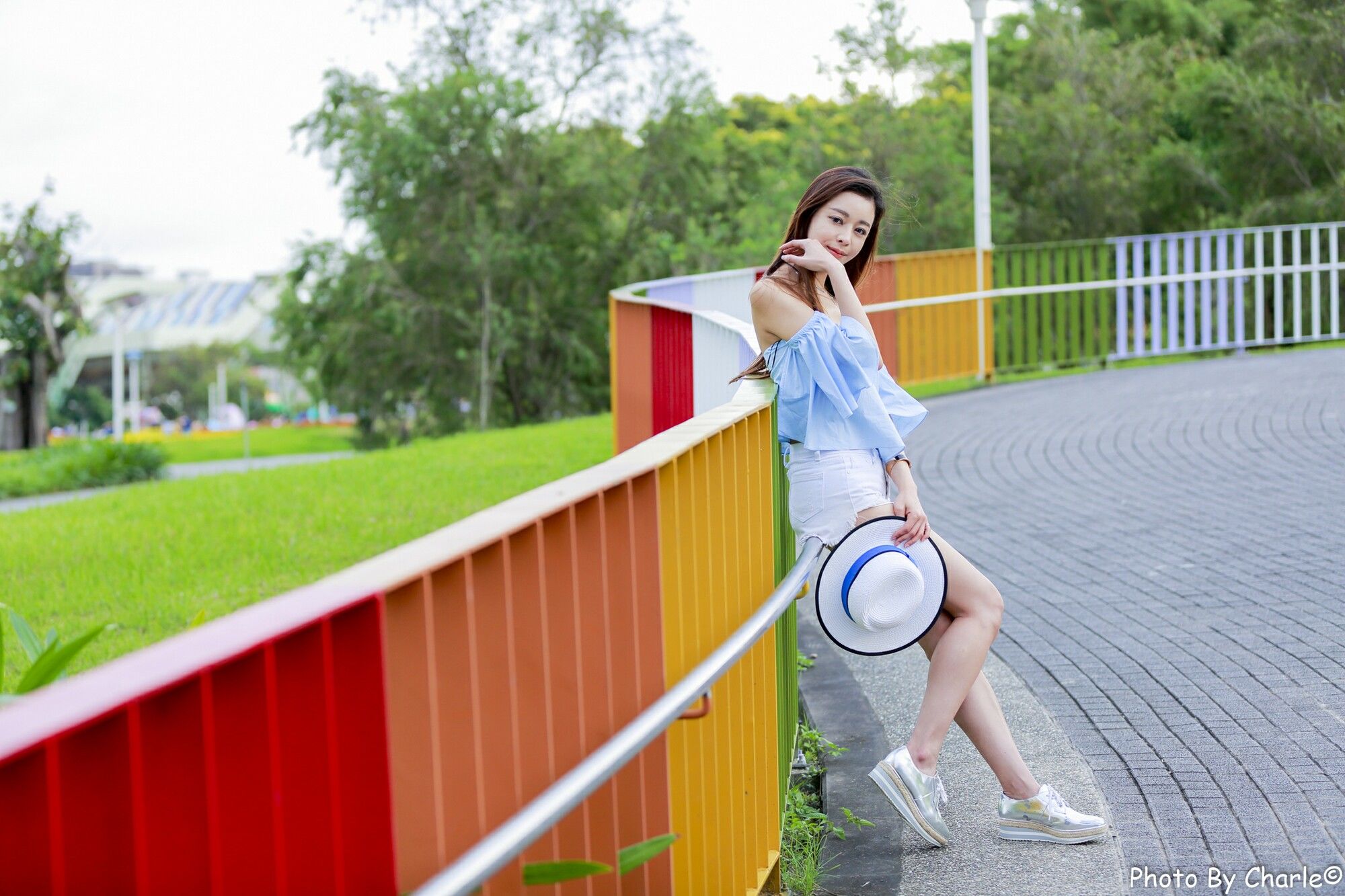 韩羽《圓山花博外拍》-图2