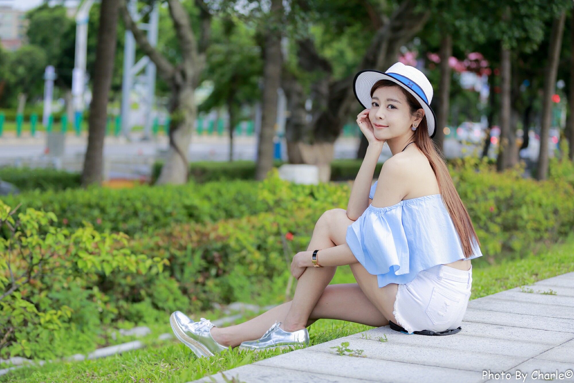 韩羽《圓山花博外拍》-图29