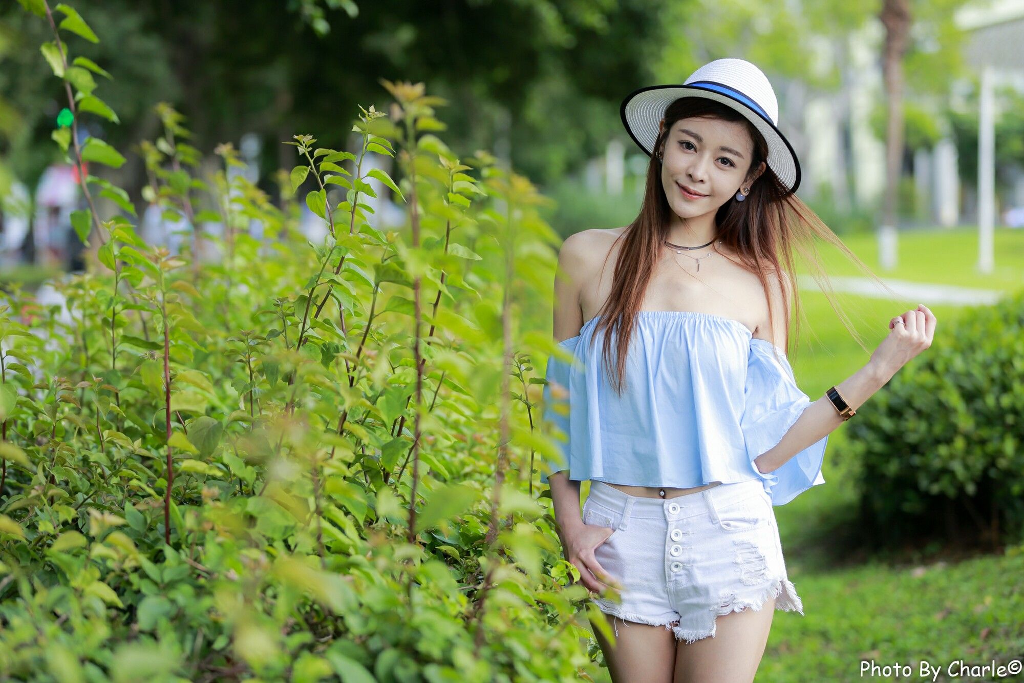 韩羽《圓山花博外拍》-图49