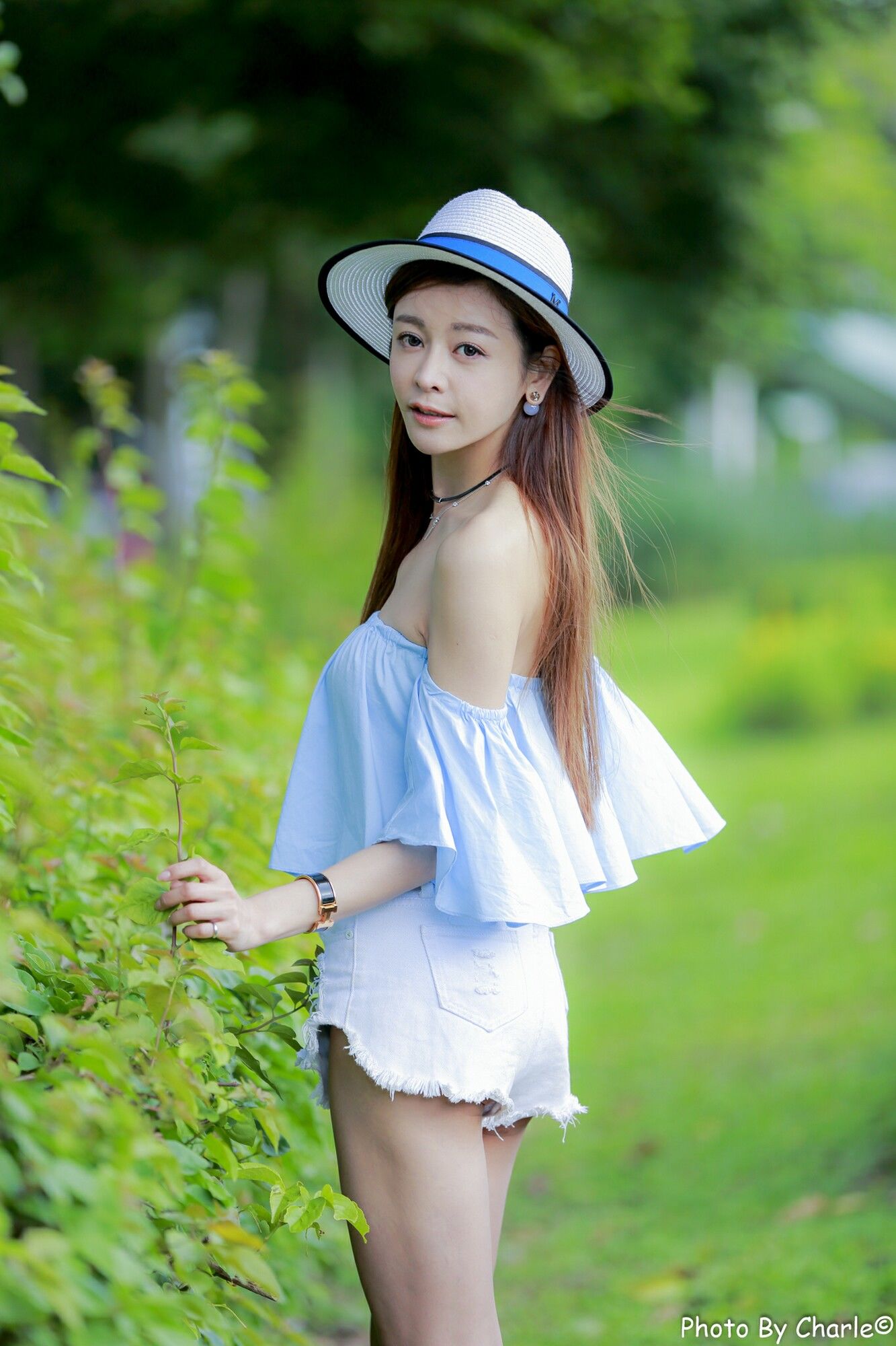 韩羽《圓山花博外拍》-图51