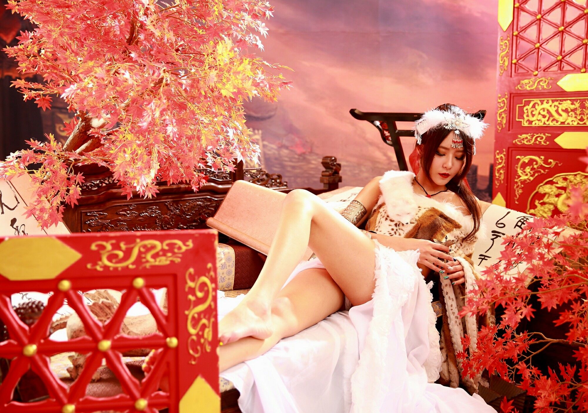 Winnie小雪《蛮族公主和OL风装扮》-图11