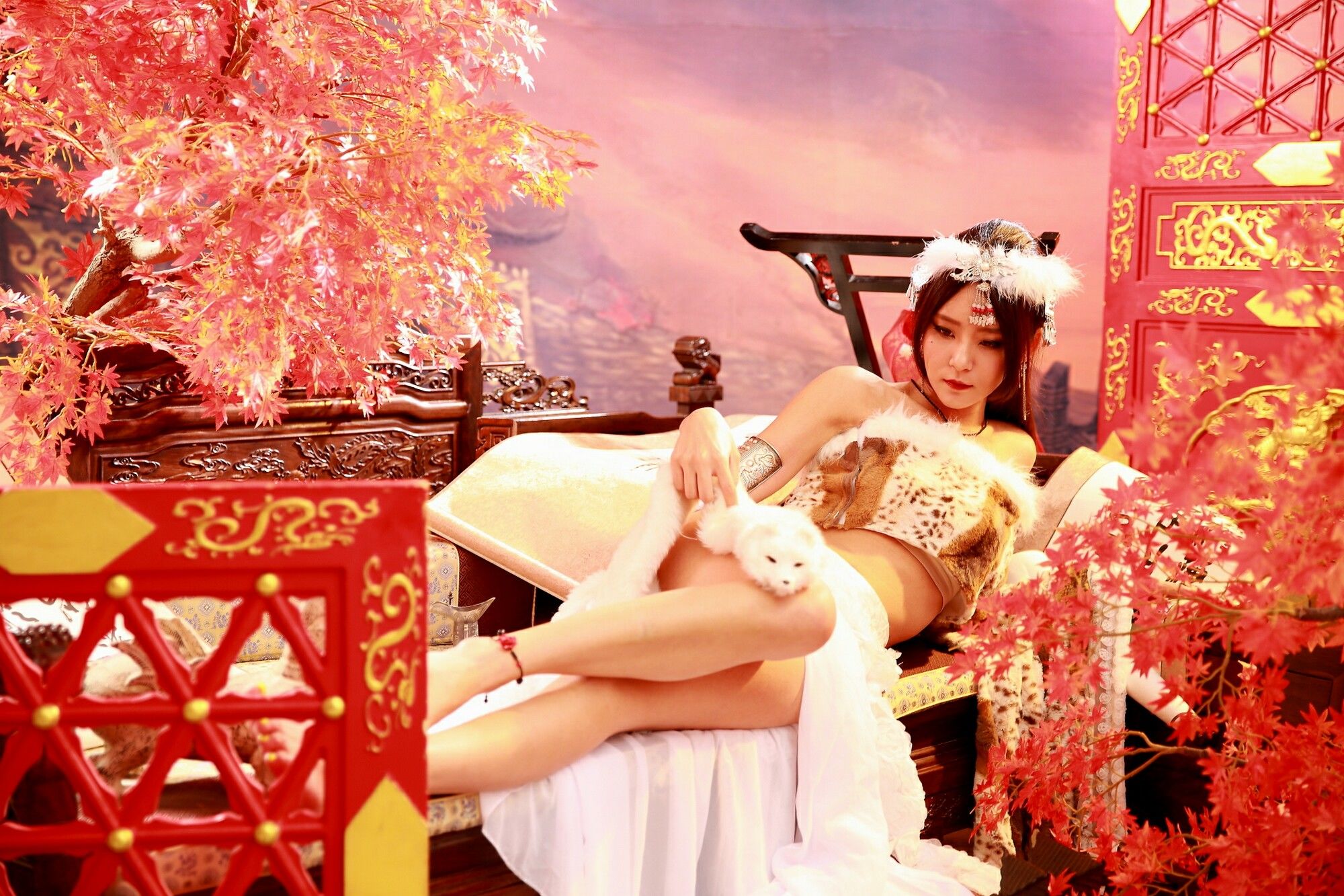 Winnie小雪《蛮族公主和OL风装扮》-图15