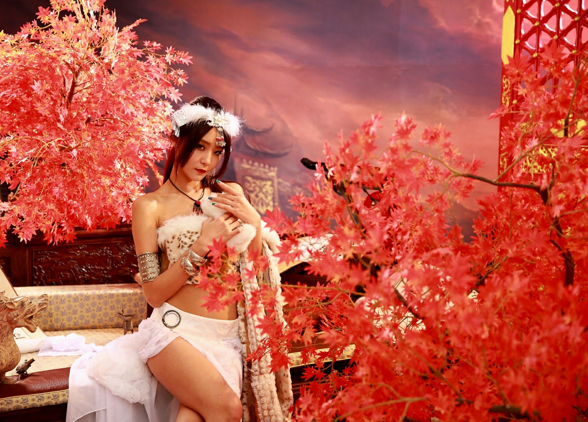 Winnie小雪《蛮族公主和OL风装扮》-图17