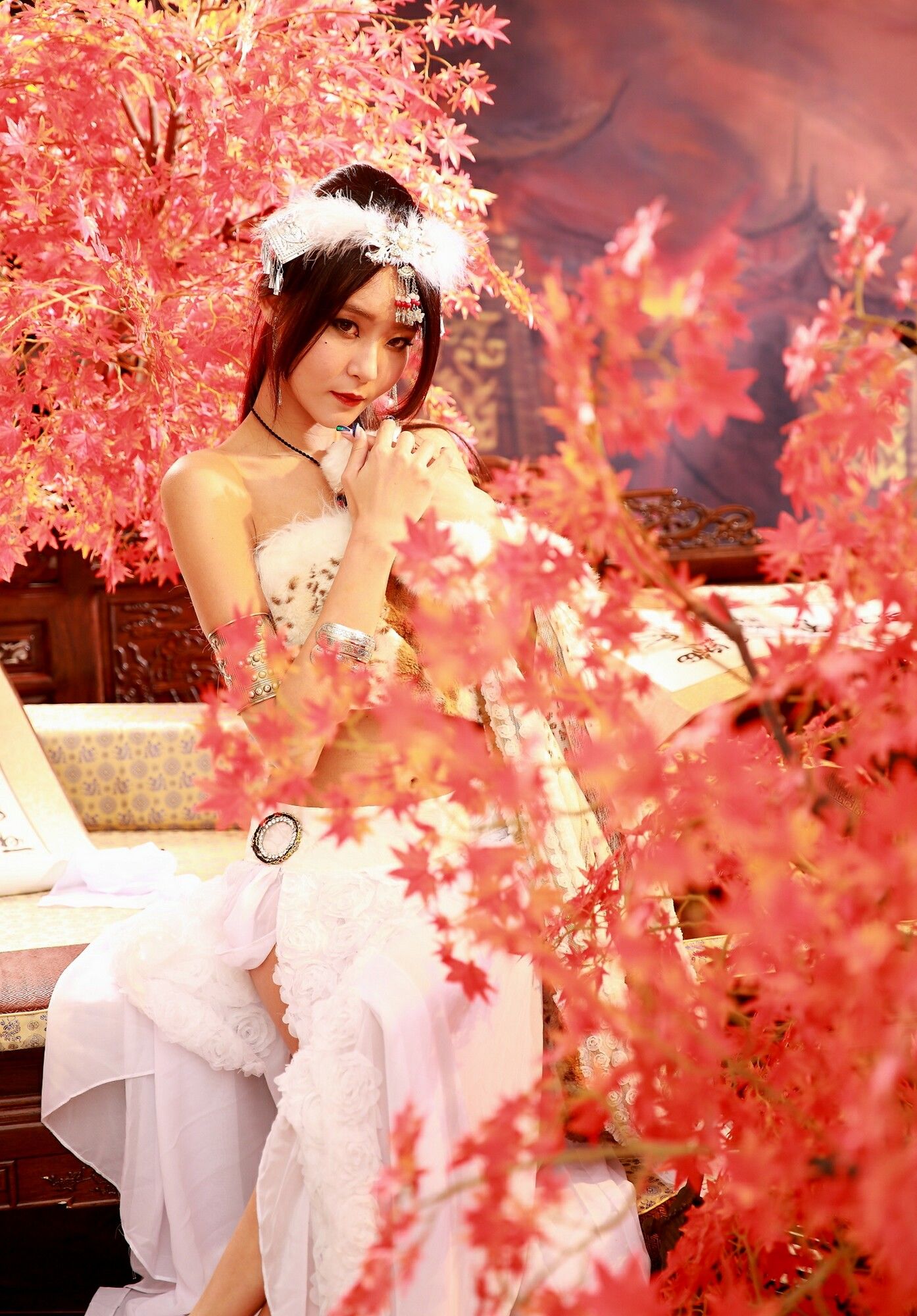 Winnie小雪《蛮族公主和OL风装扮》-图19