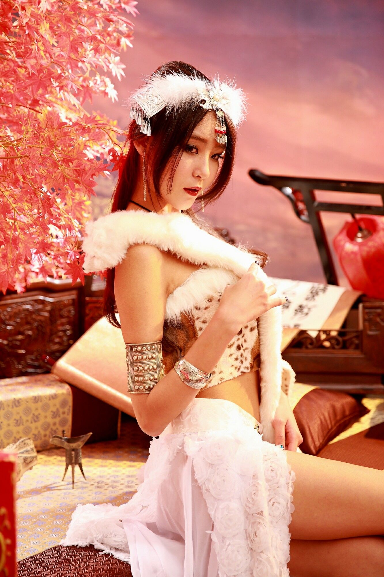 Winnie小雪《蛮族公主和OL风装扮》-图22