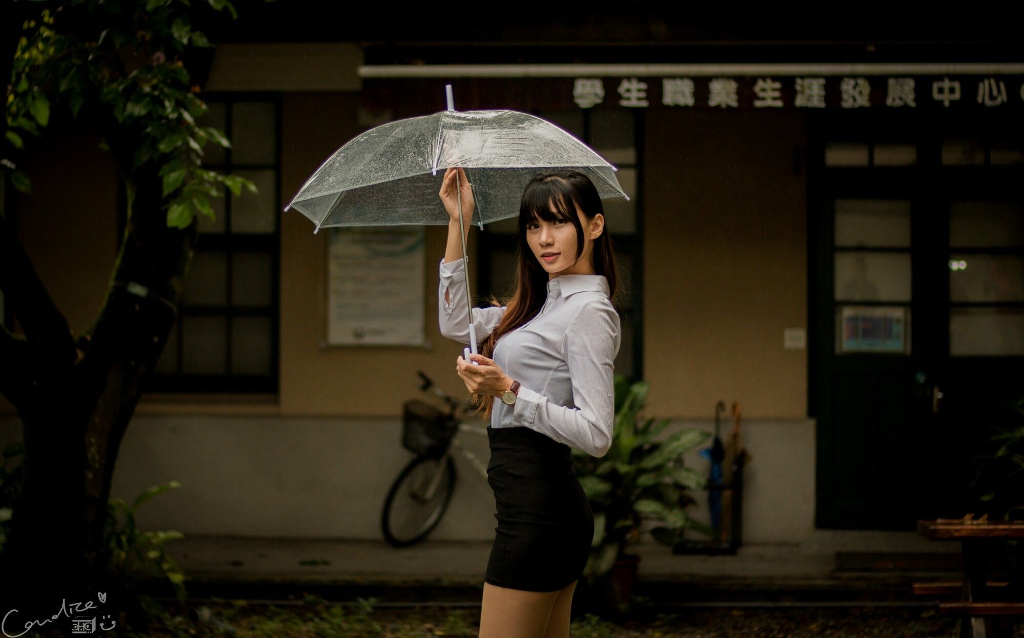 蔡译心 - OL街拍-图11