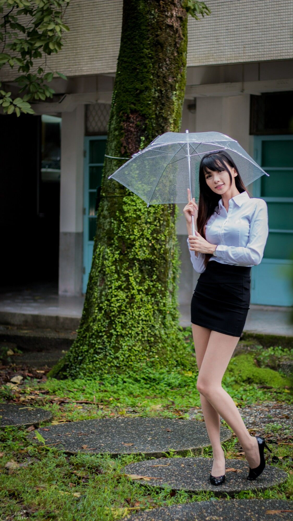 蔡译心 - OL街拍-图15