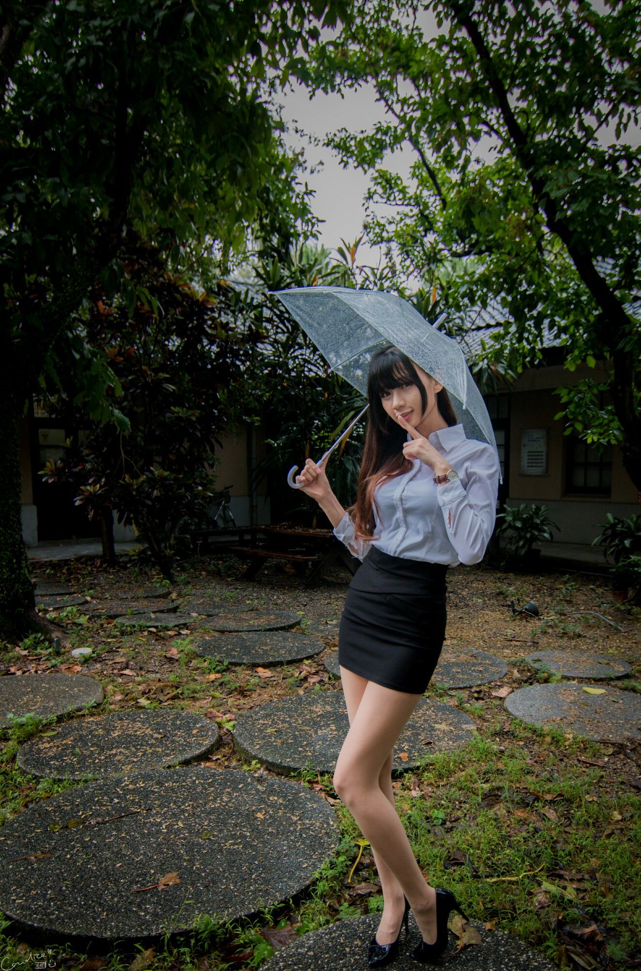 蔡译心 - OL街拍-图21