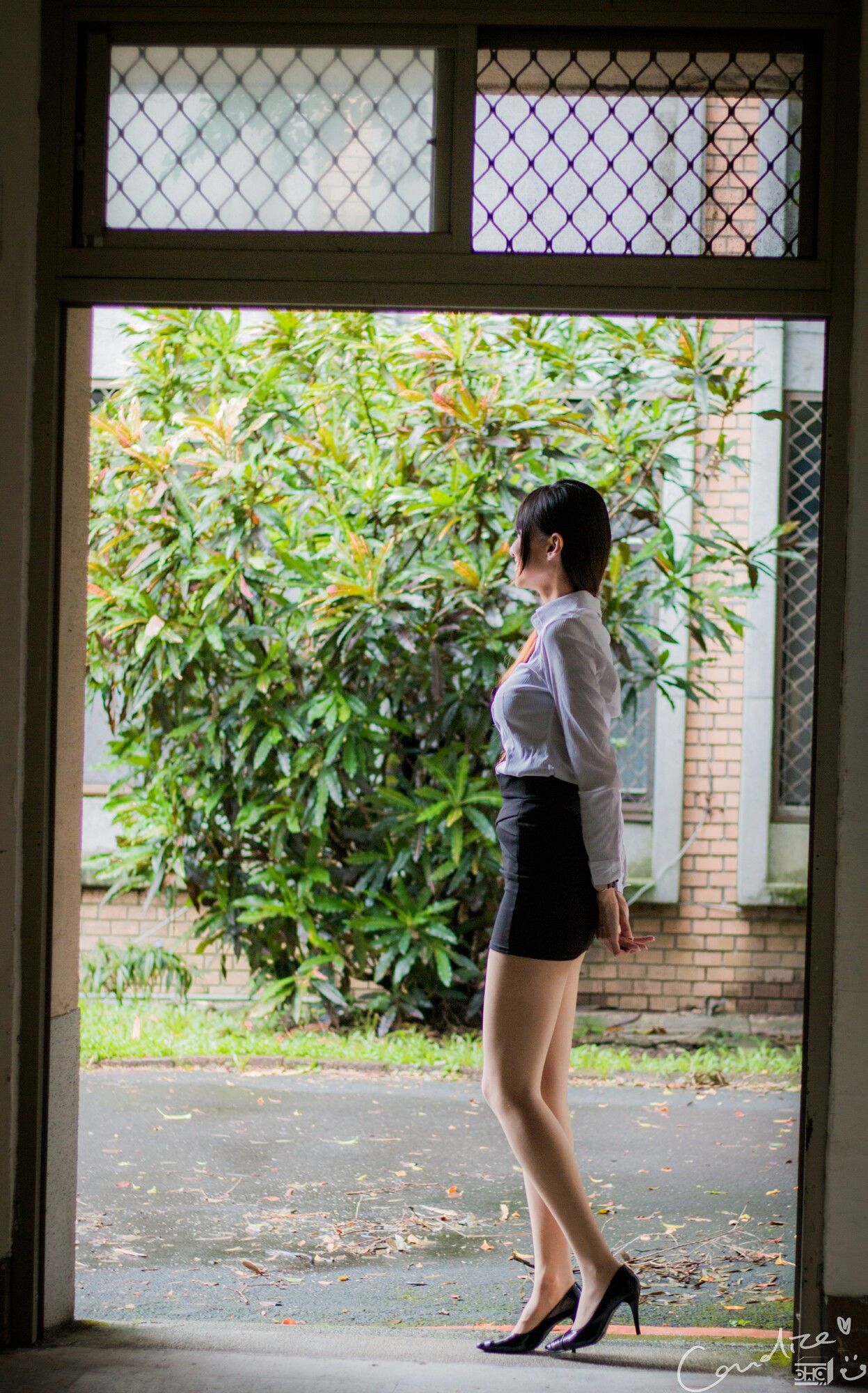 蔡译心 - OL街拍-图25