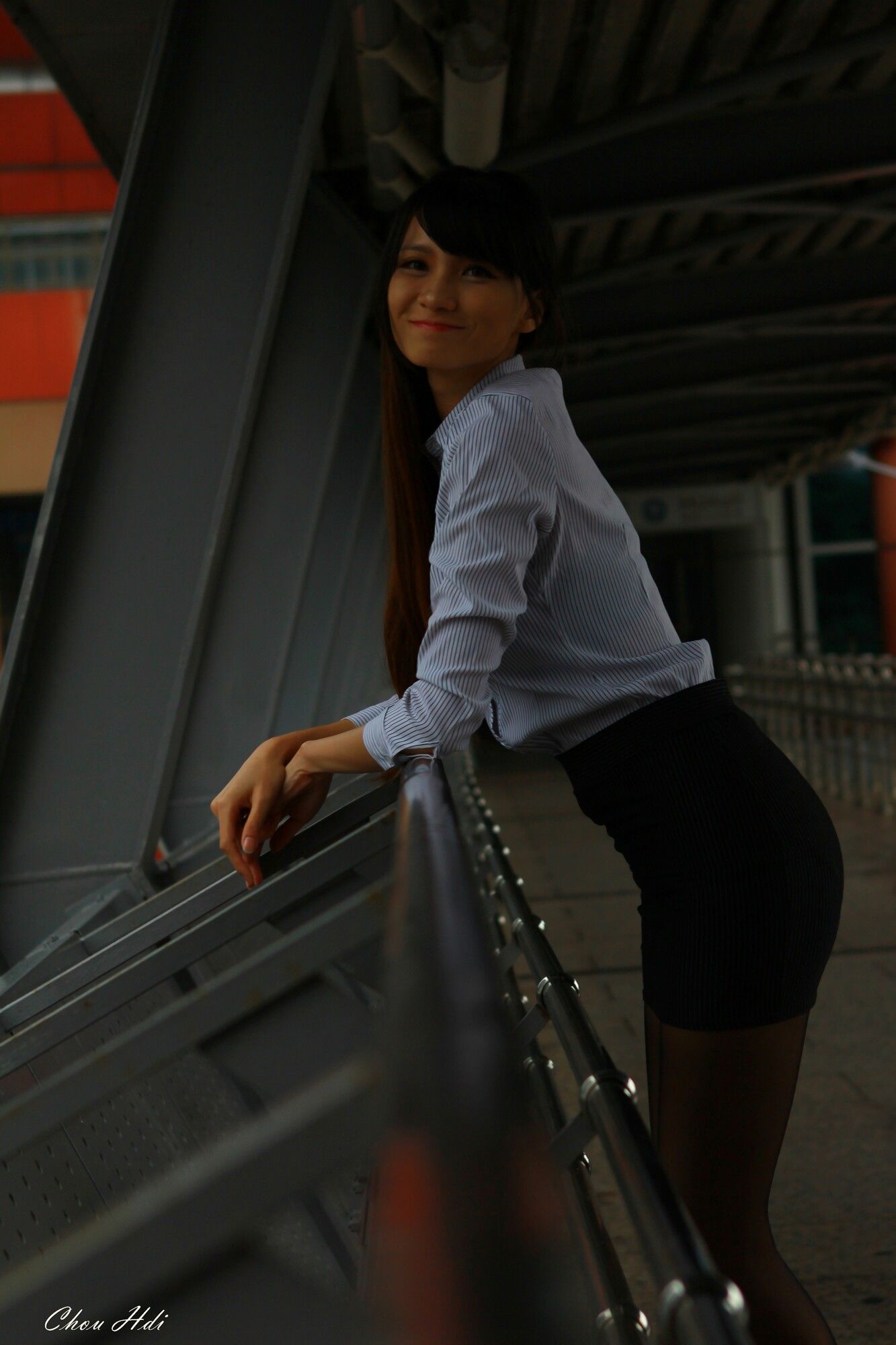 蔡译心 - OL街拍-图34