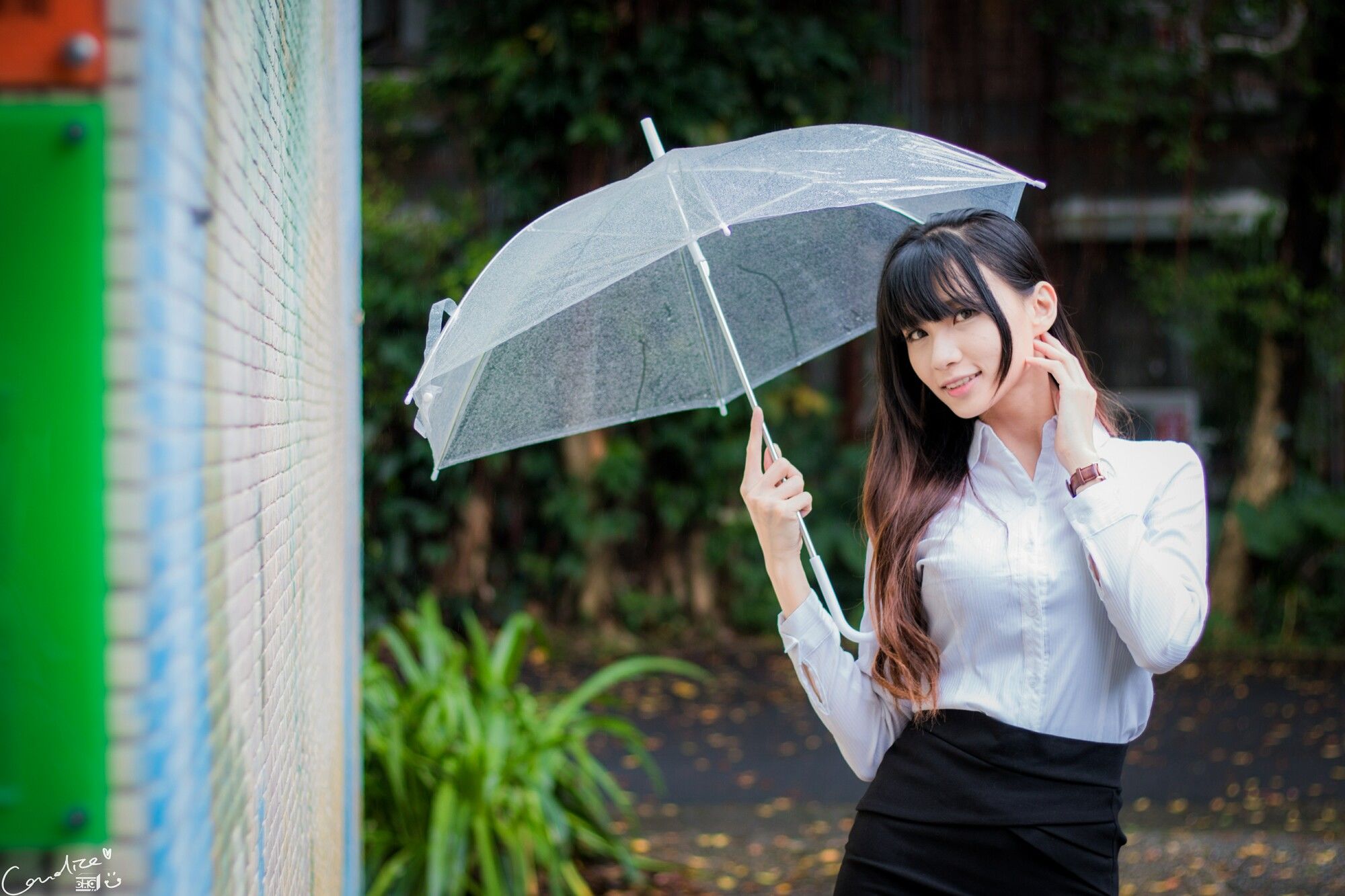 蔡译心 - OL街拍-图3