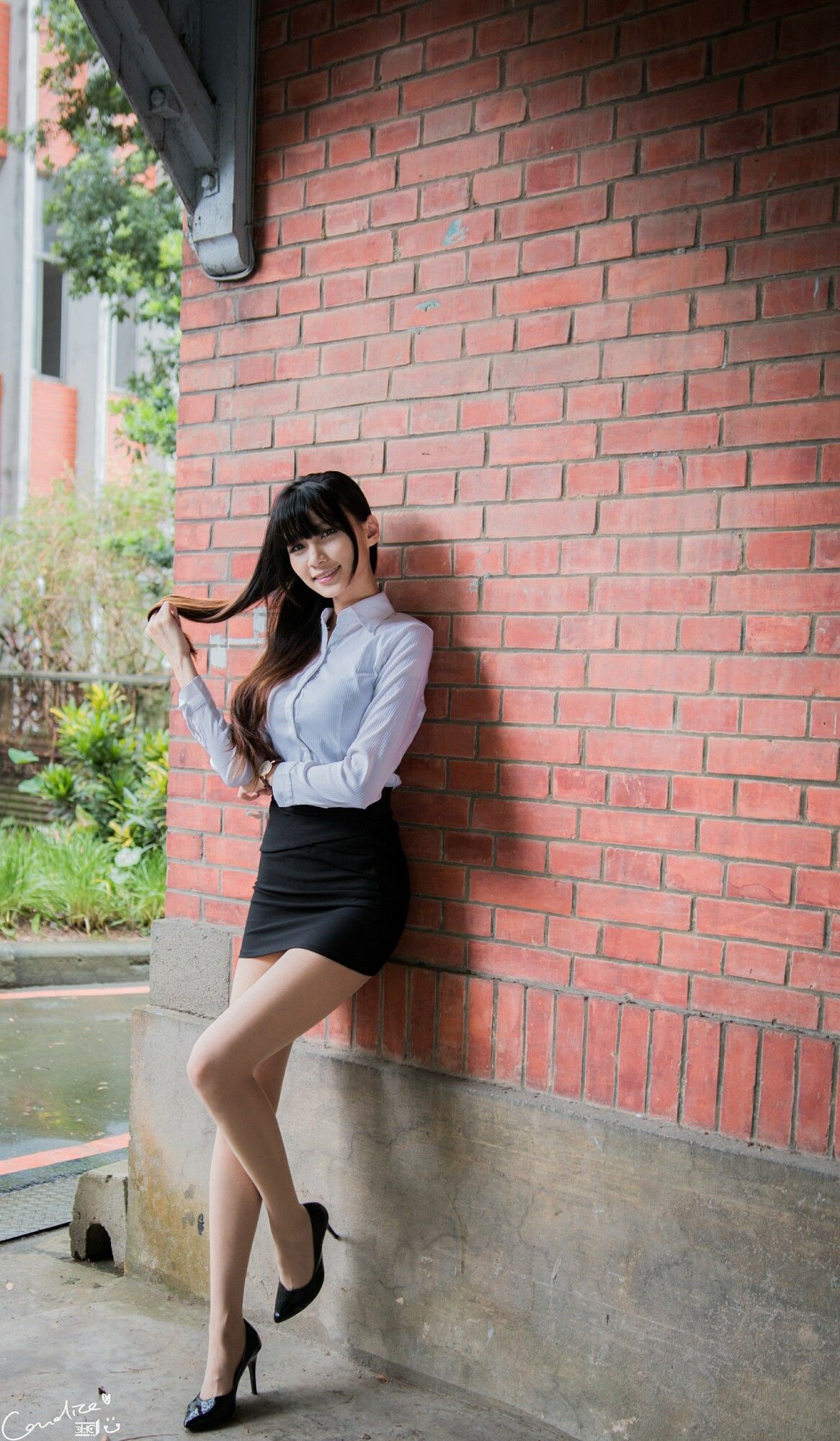 蔡译心 - OL街拍-图8