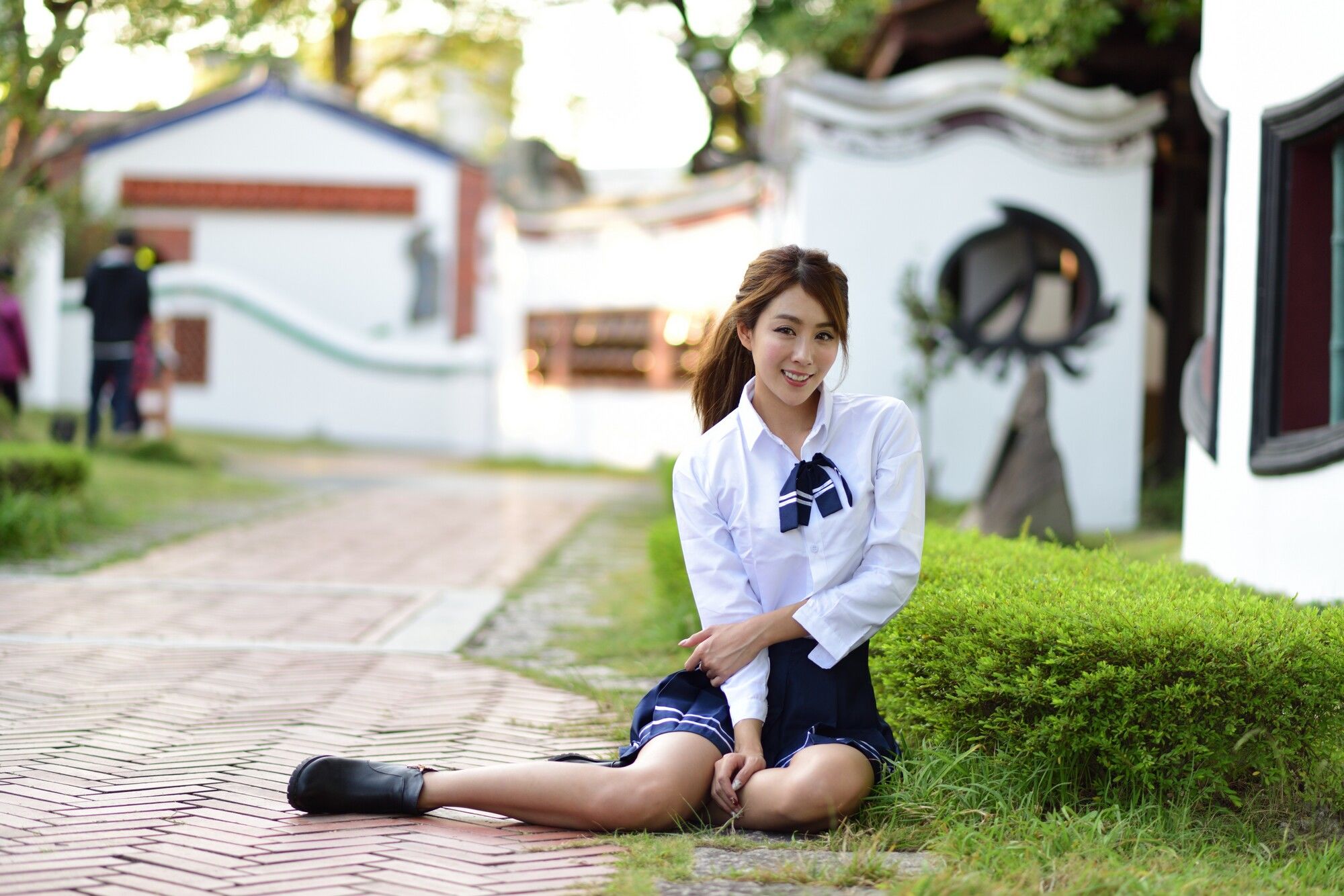 Miso夏晴《古典旗袍+清新校服》-图25