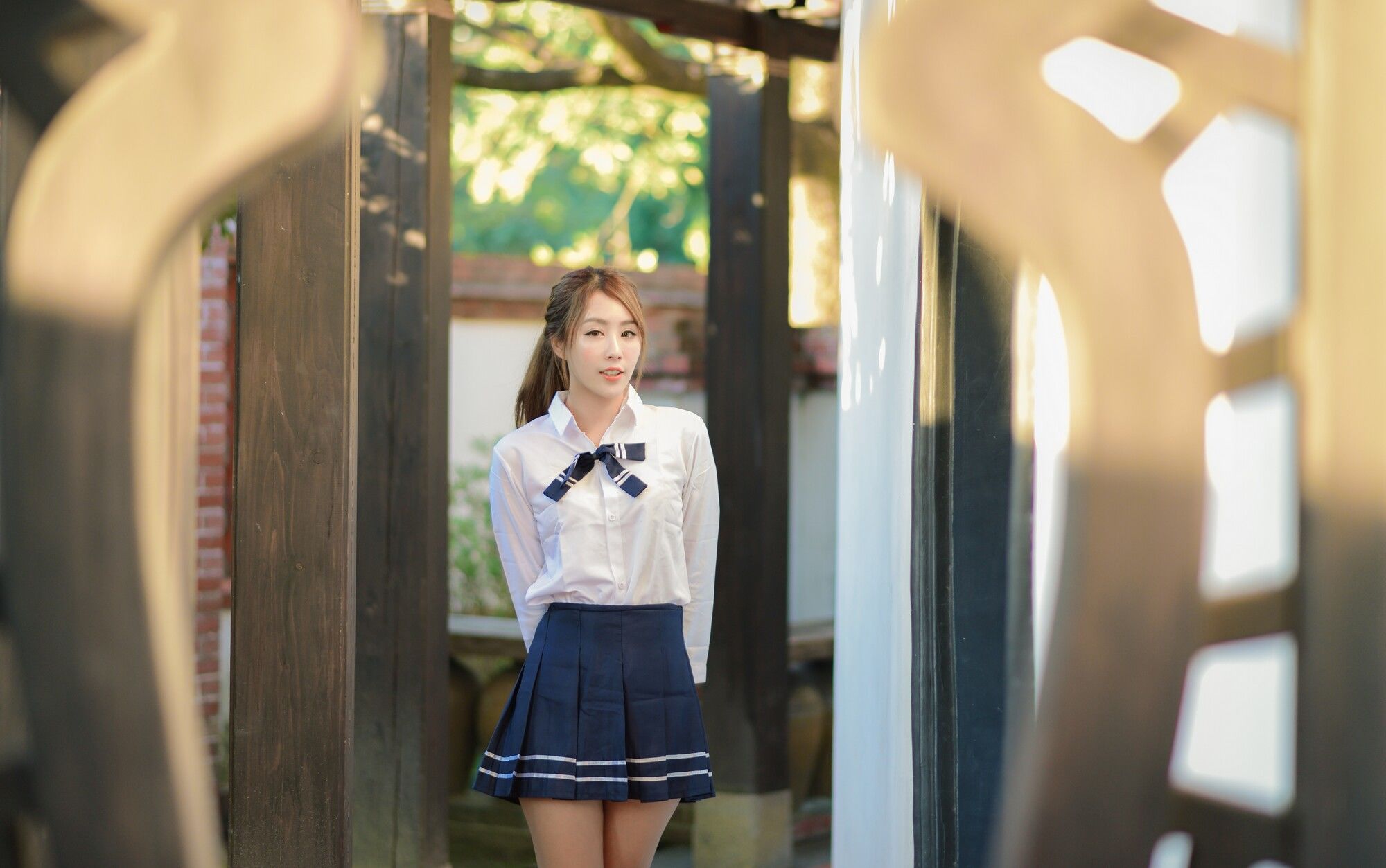 Miso夏晴《古典旗袍+清新校服》-图31