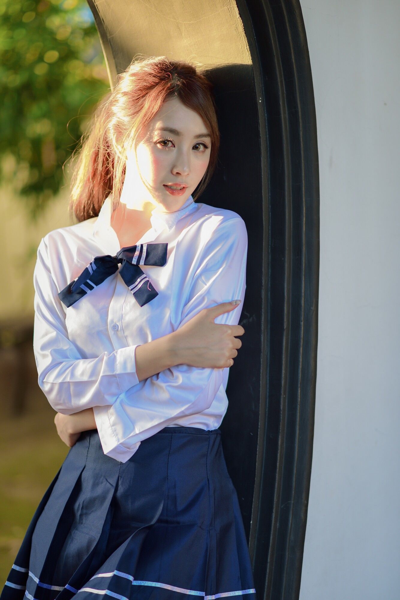 Miso夏晴《古典旗袍+清新校服》-图32