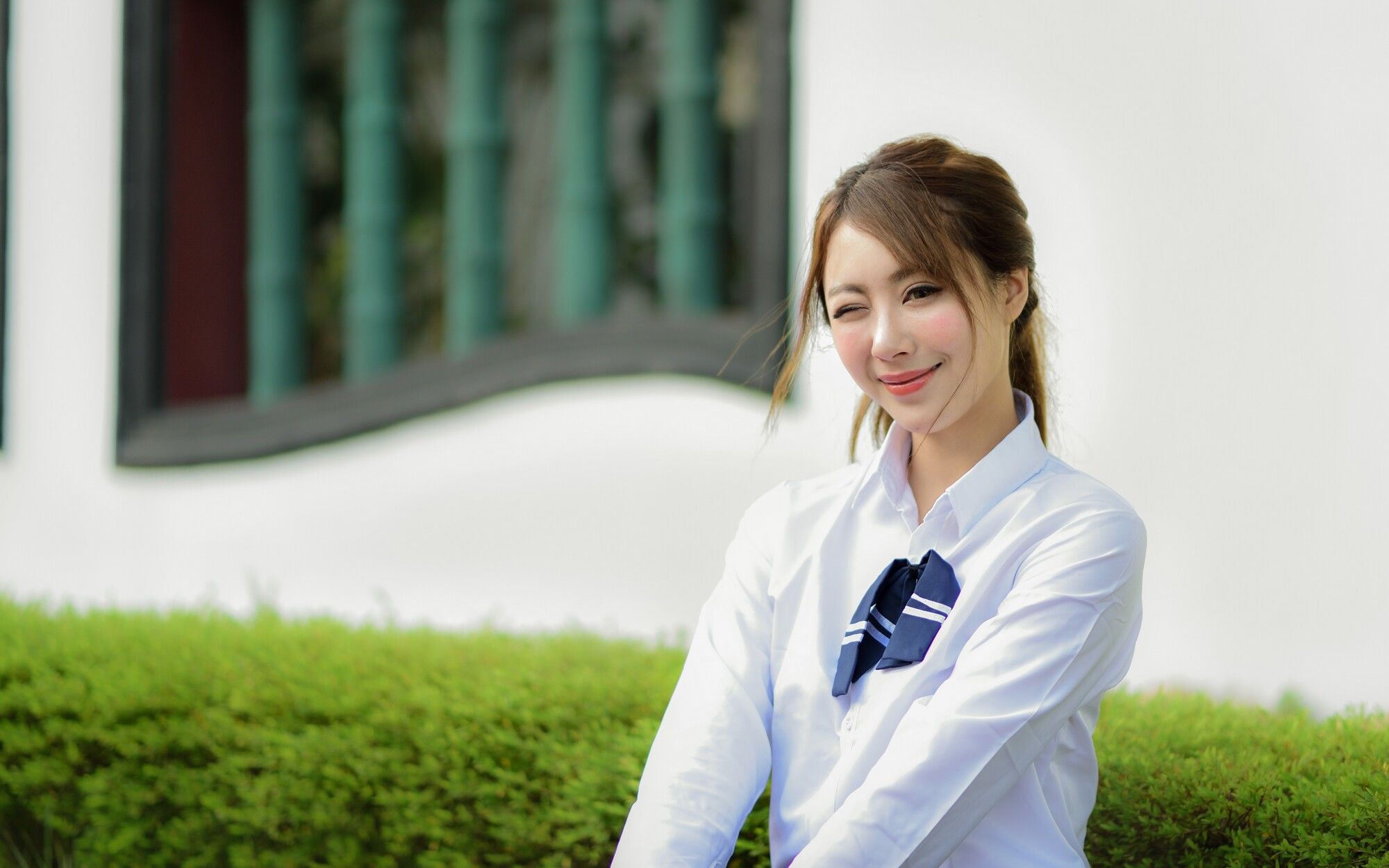 Miso夏晴《古典旗袍+清新校服》-图42