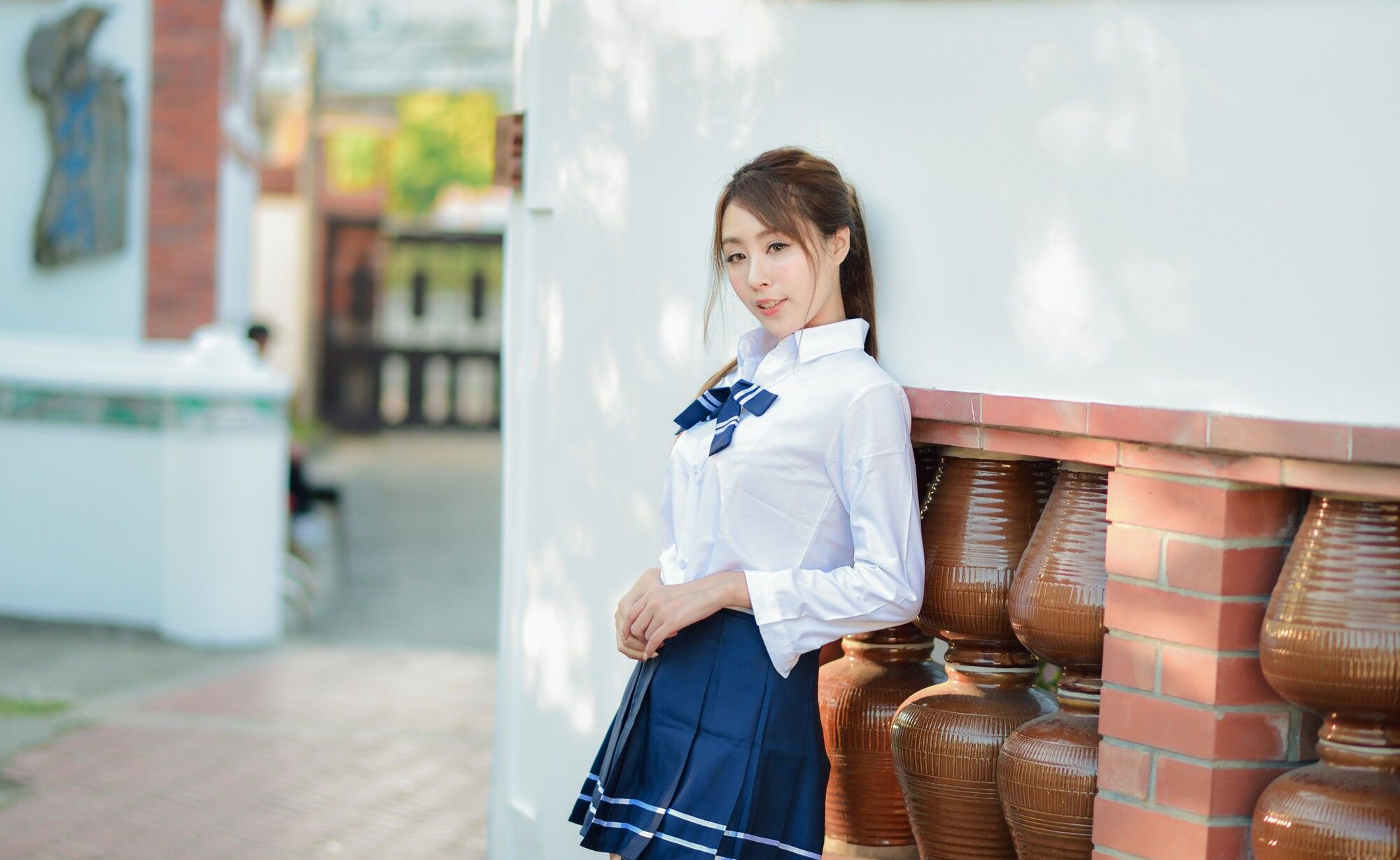 Miso夏晴《古典旗袍+清新校服》-图43