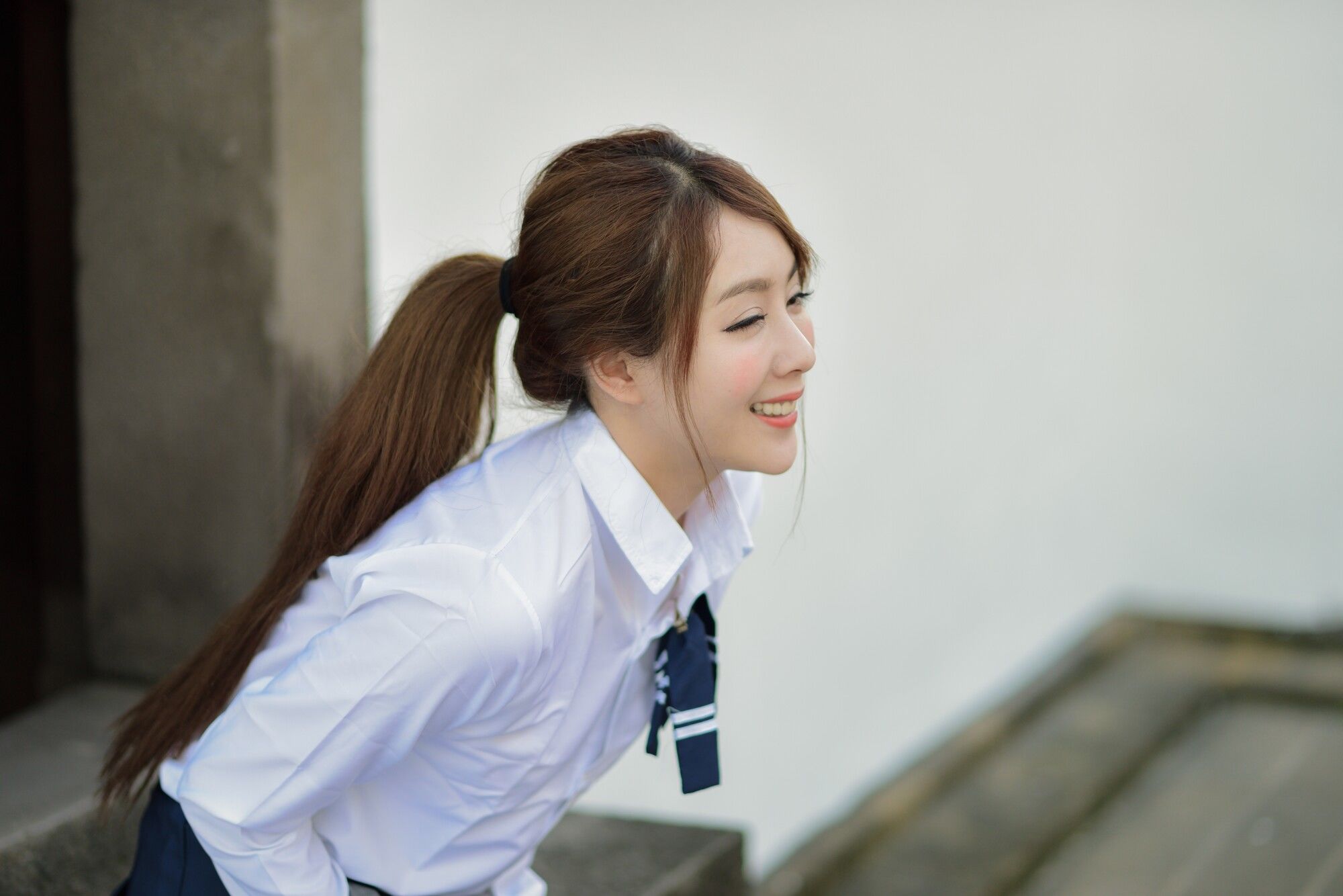 Miso夏晴《古典旗袍+清新校服》-图48