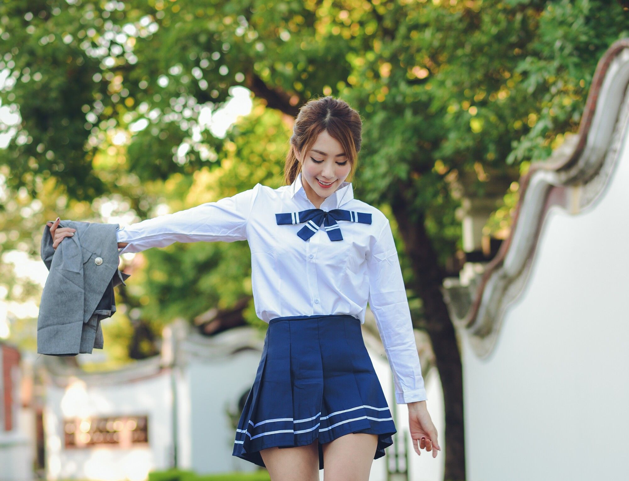 Miso夏晴《古典旗袍+清新校服》-图60