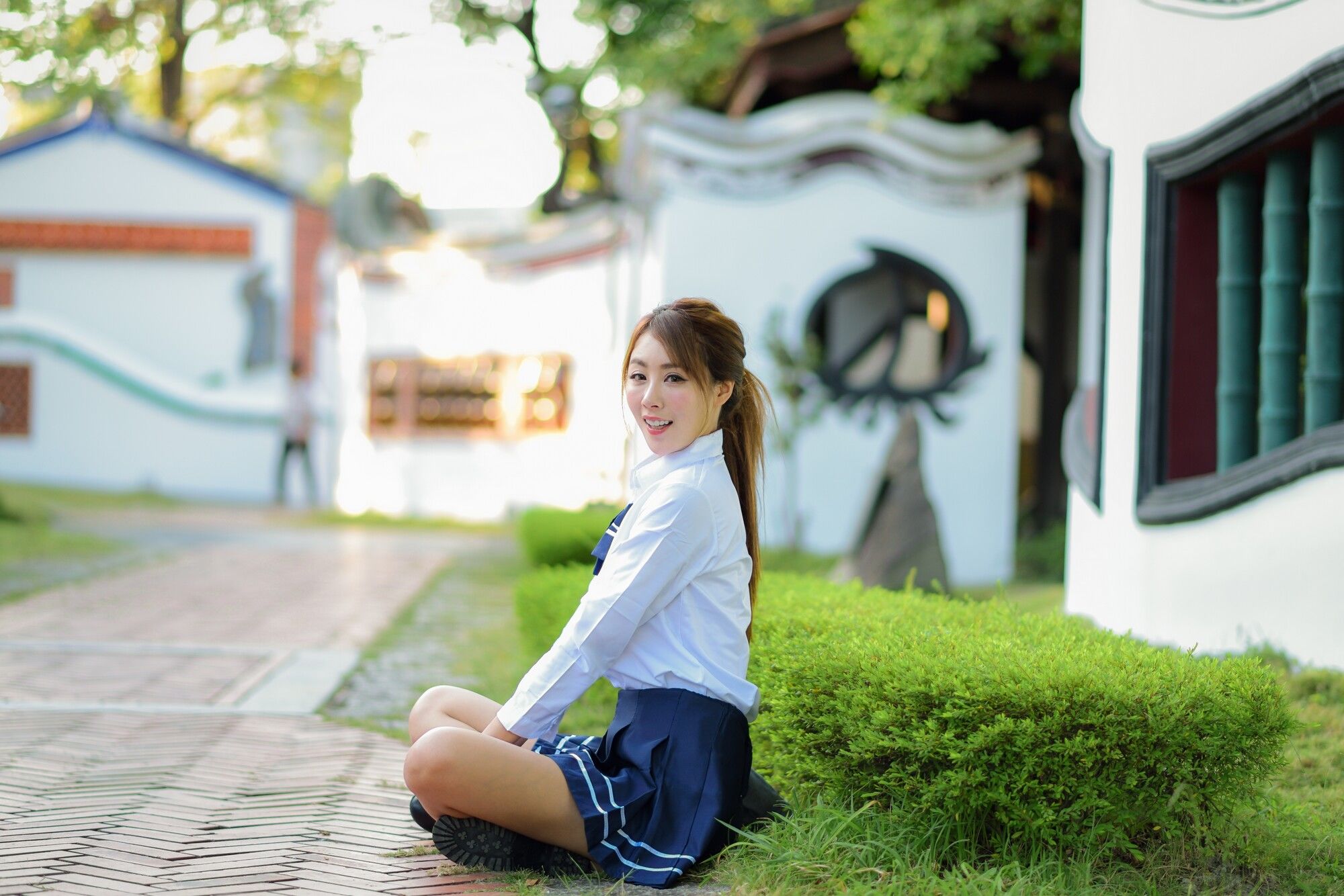 Miso夏晴《古典旗袍+清新校服》-图62