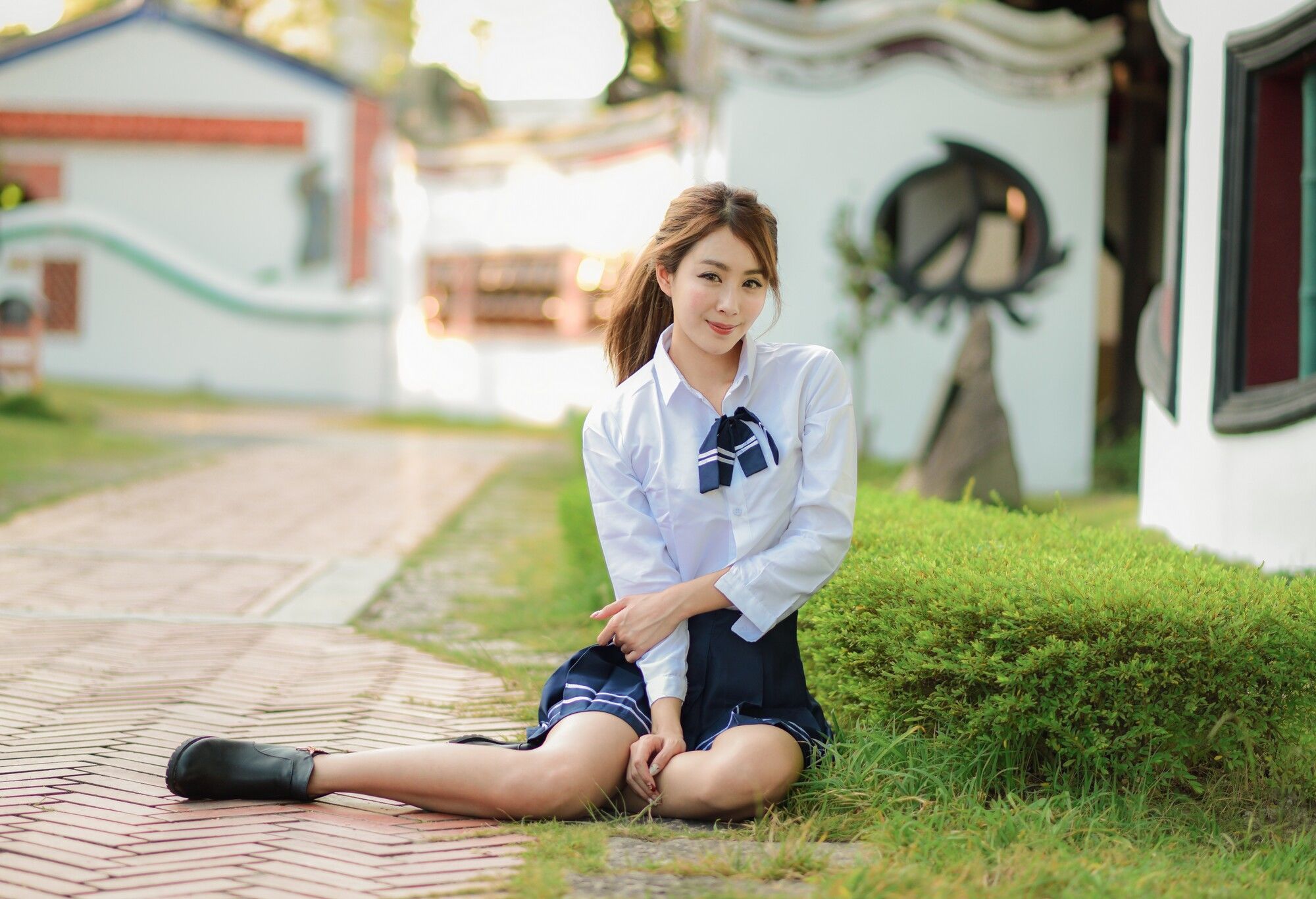 Miso夏晴《古典旗袍+清新校服》-图63