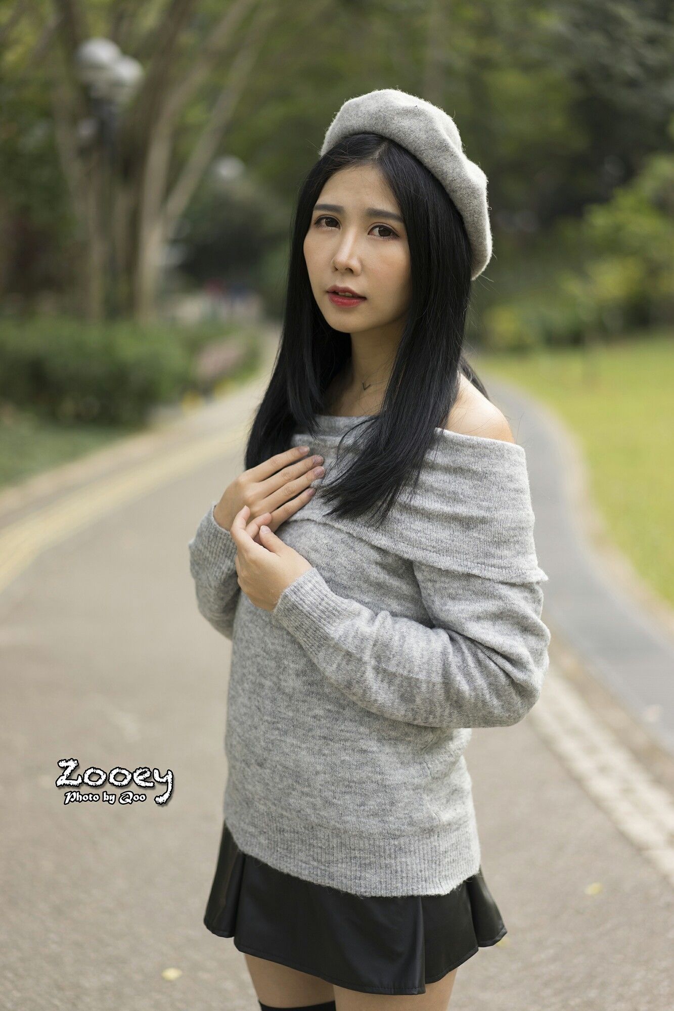 Zooey《外拍小清新3套服装》-图26