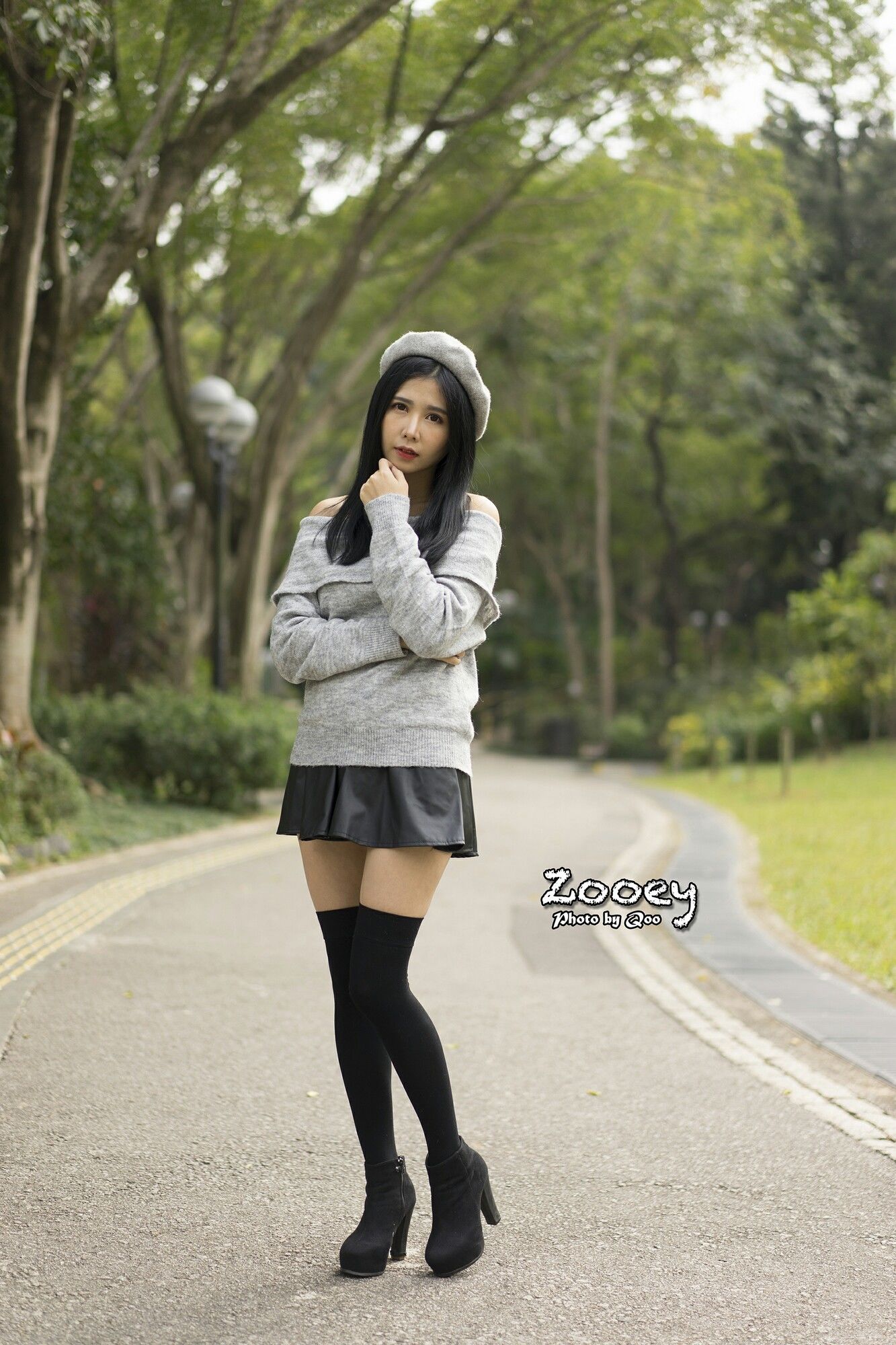 Zooey《外拍小清新3套服装》-图27