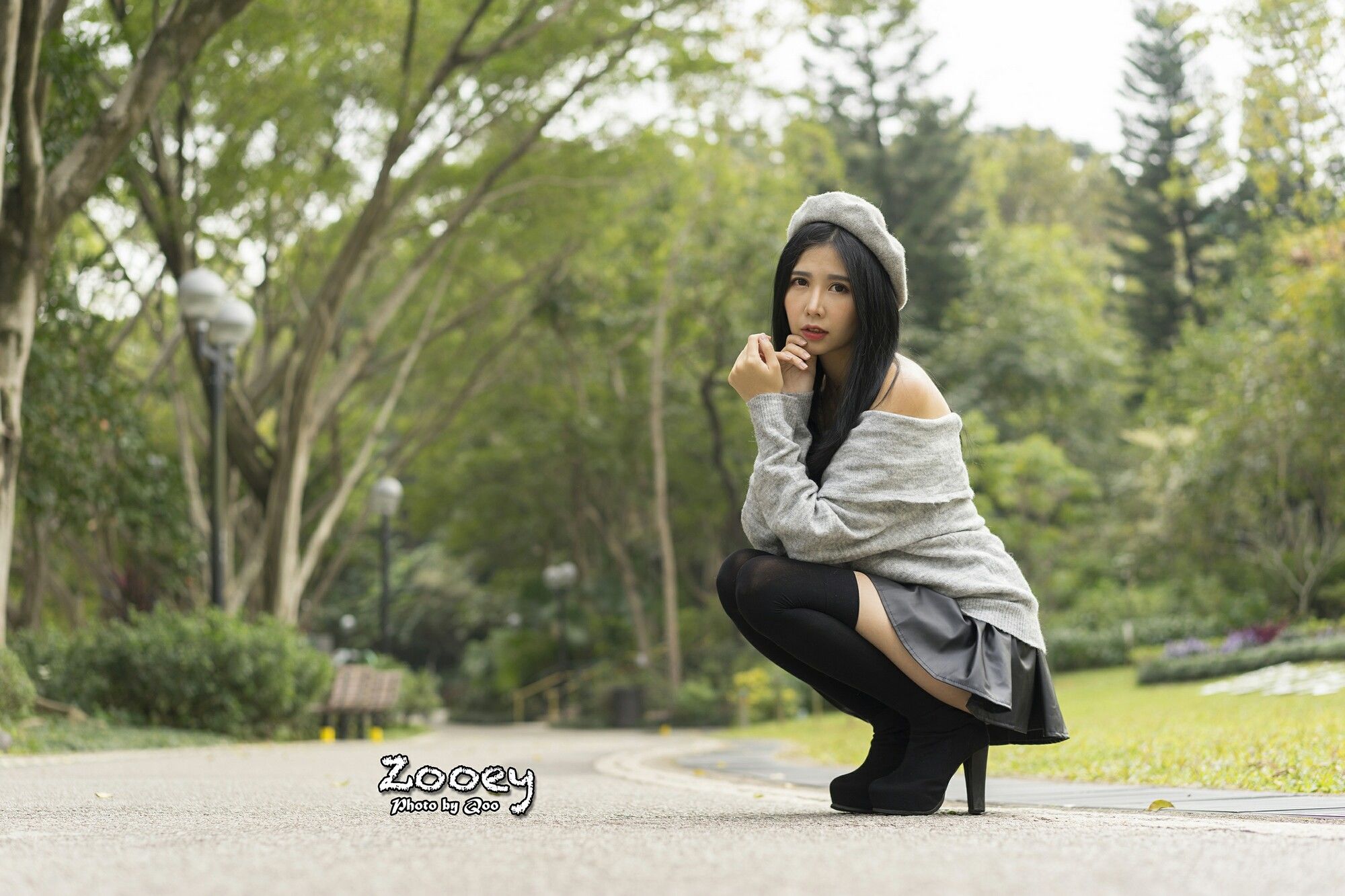 Zooey《外拍小清新3套服装》-图32