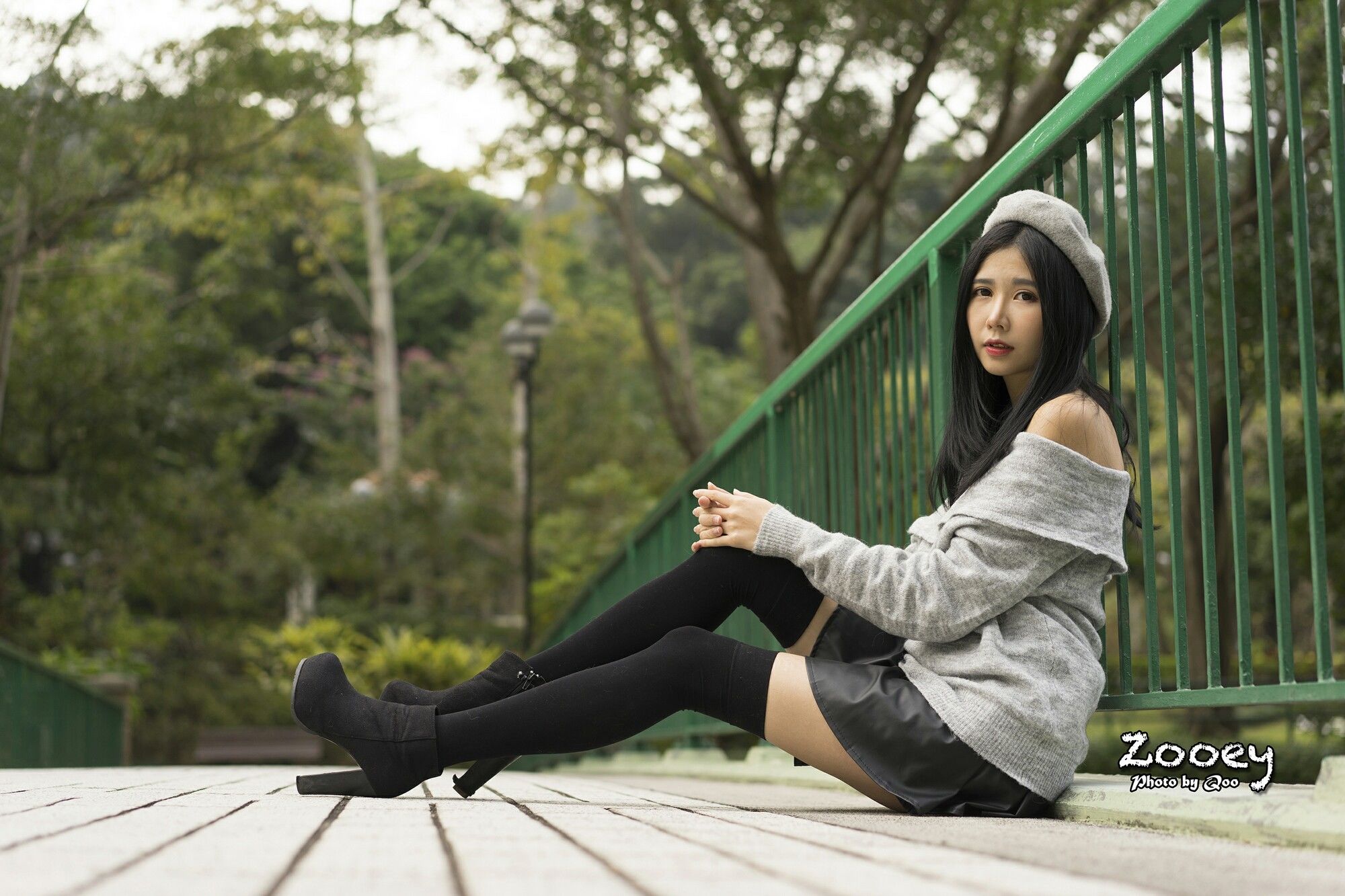 Zooey《外拍小清新3套服装》-图45