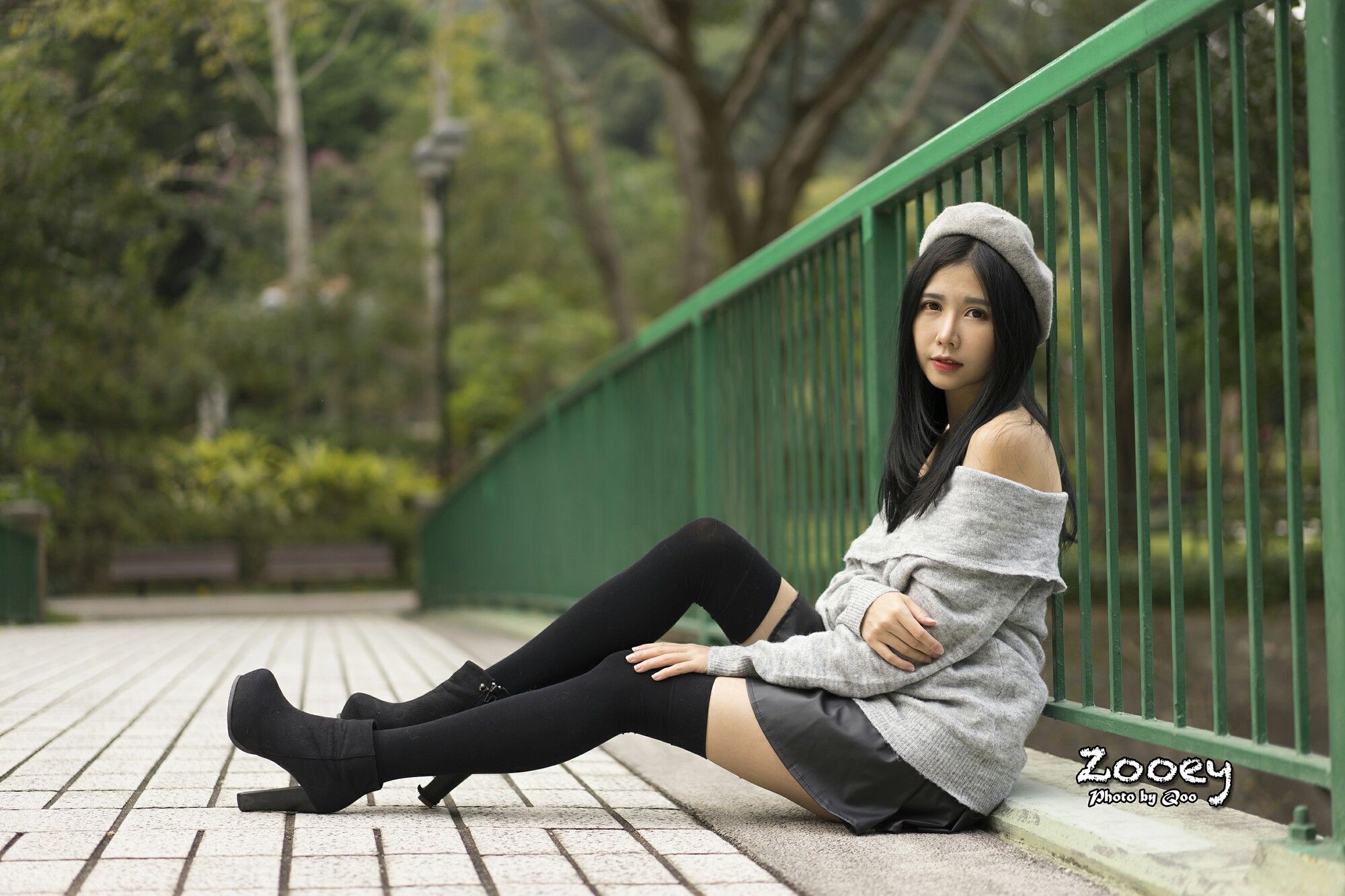 Zooey《外拍小清新3套服装》-图46