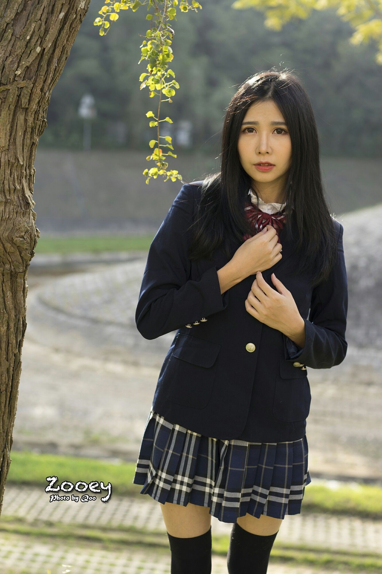 Zooey《外拍小清新3套服装》-图53