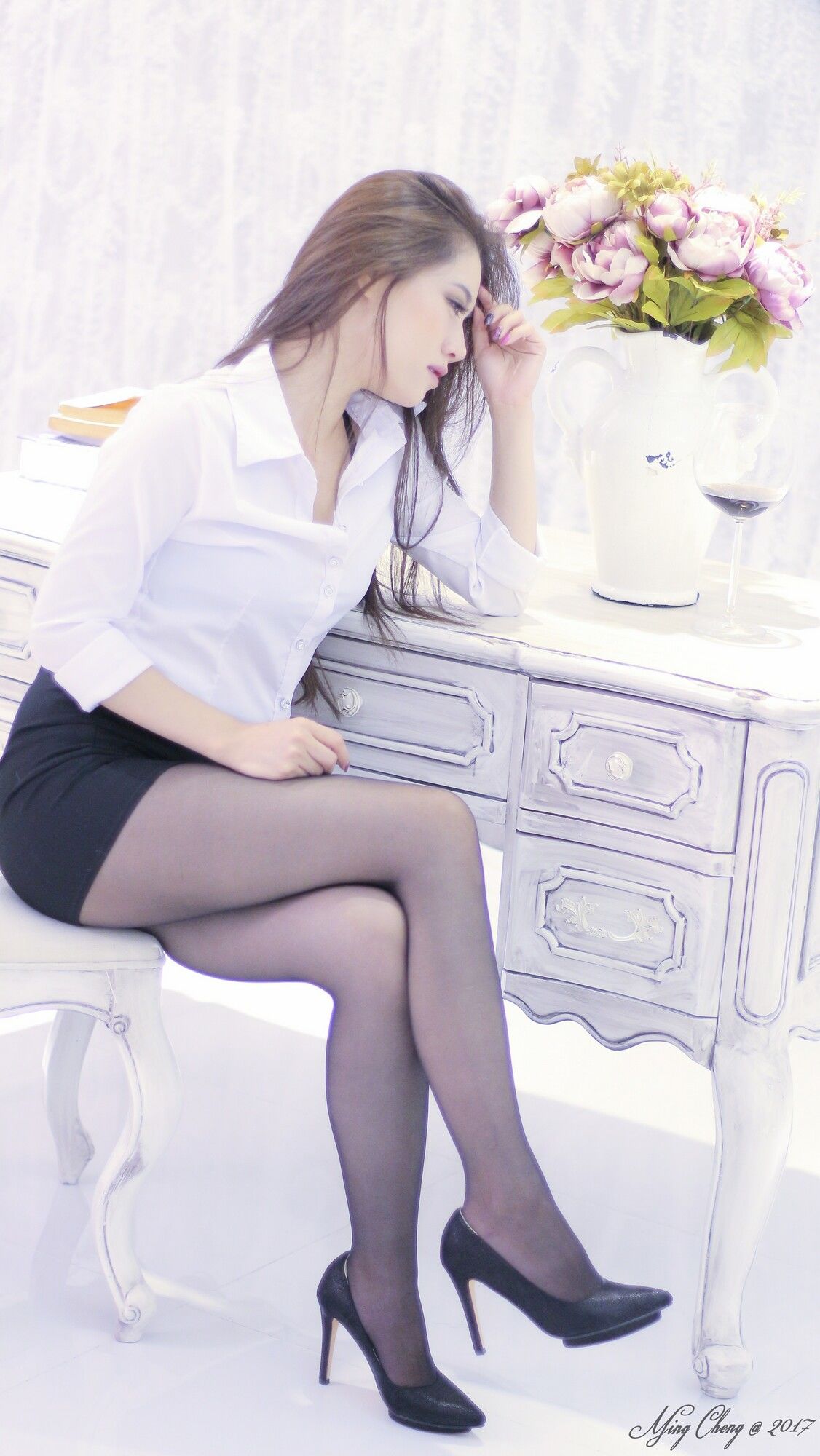 以昕 - 白领黑丝OL-图36