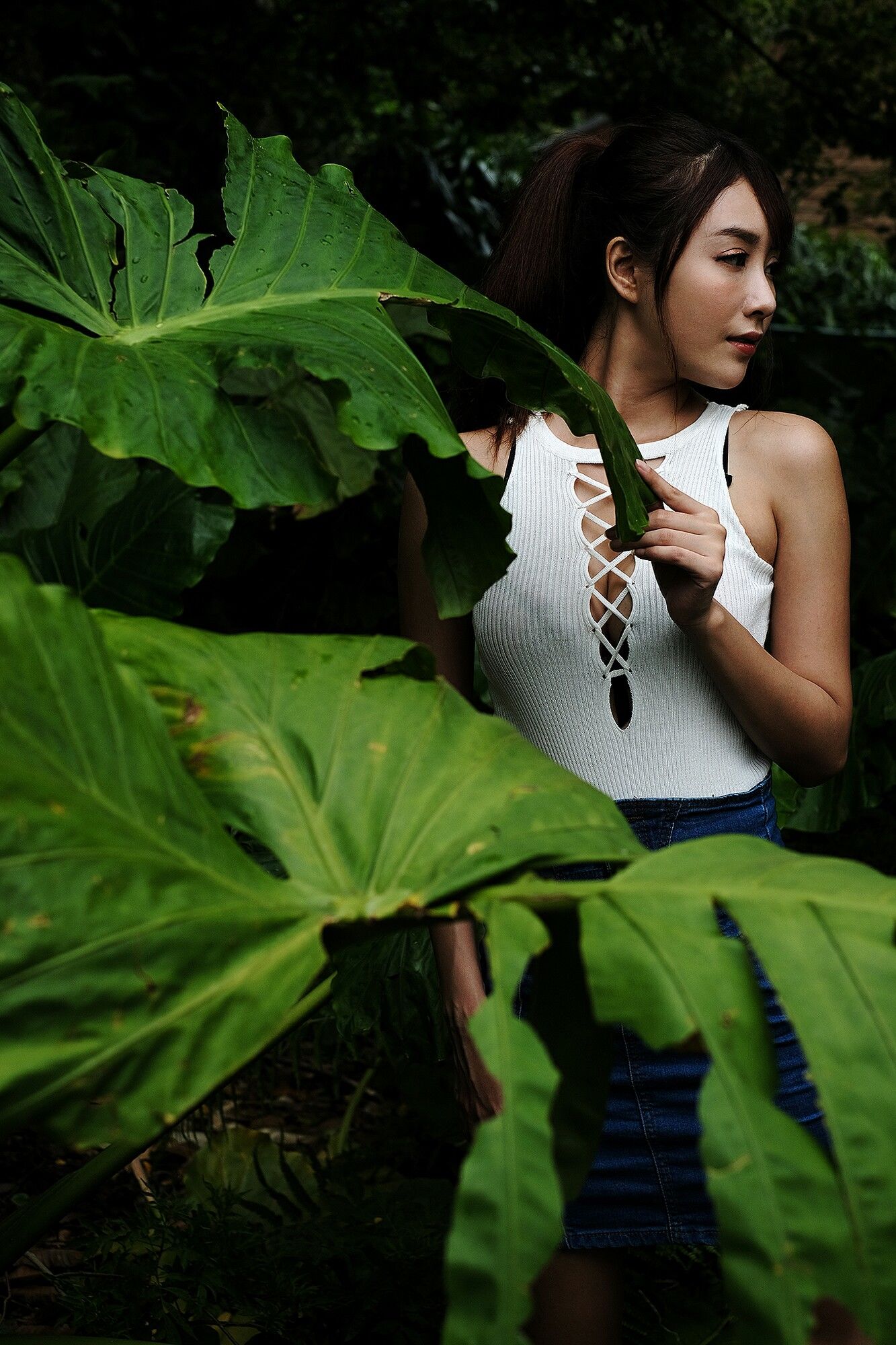 Miso夏晴《牛仔街拍》-图16