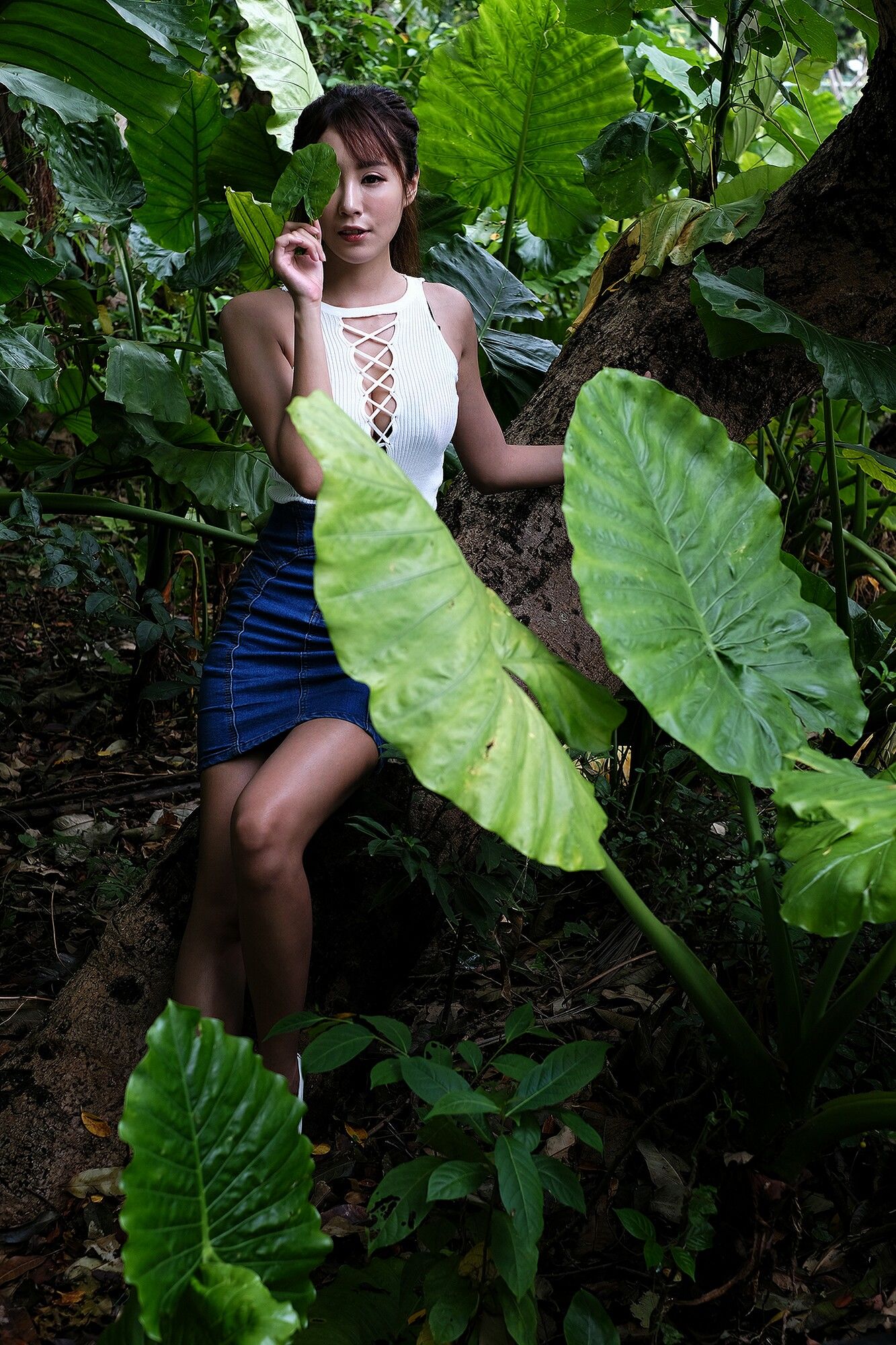 Miso夏晴《牛仔街拍》-图18