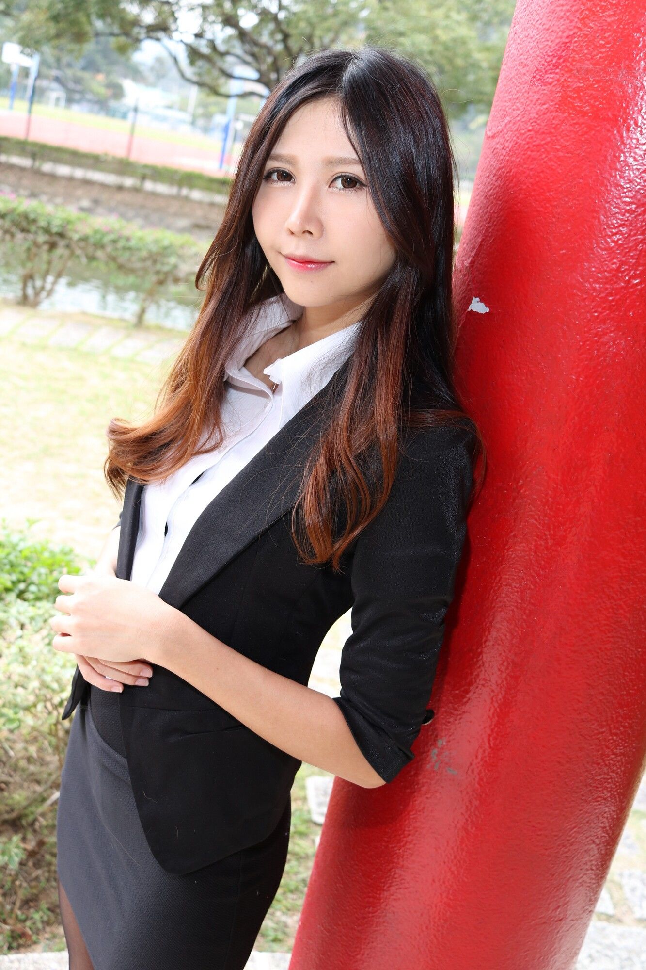 Zooey《中文大學OL黑絲美腿》-图23