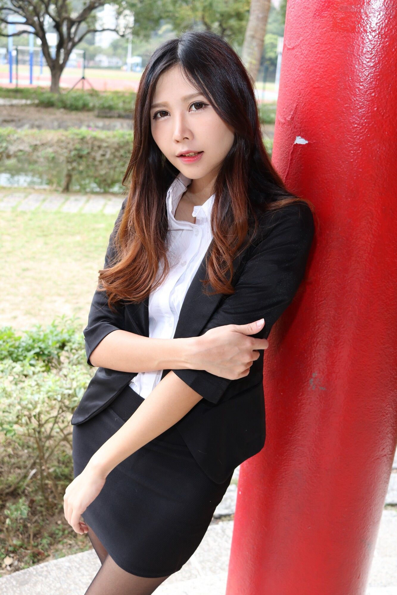 Zooey《中文大學OL黑絲美腿》-图25