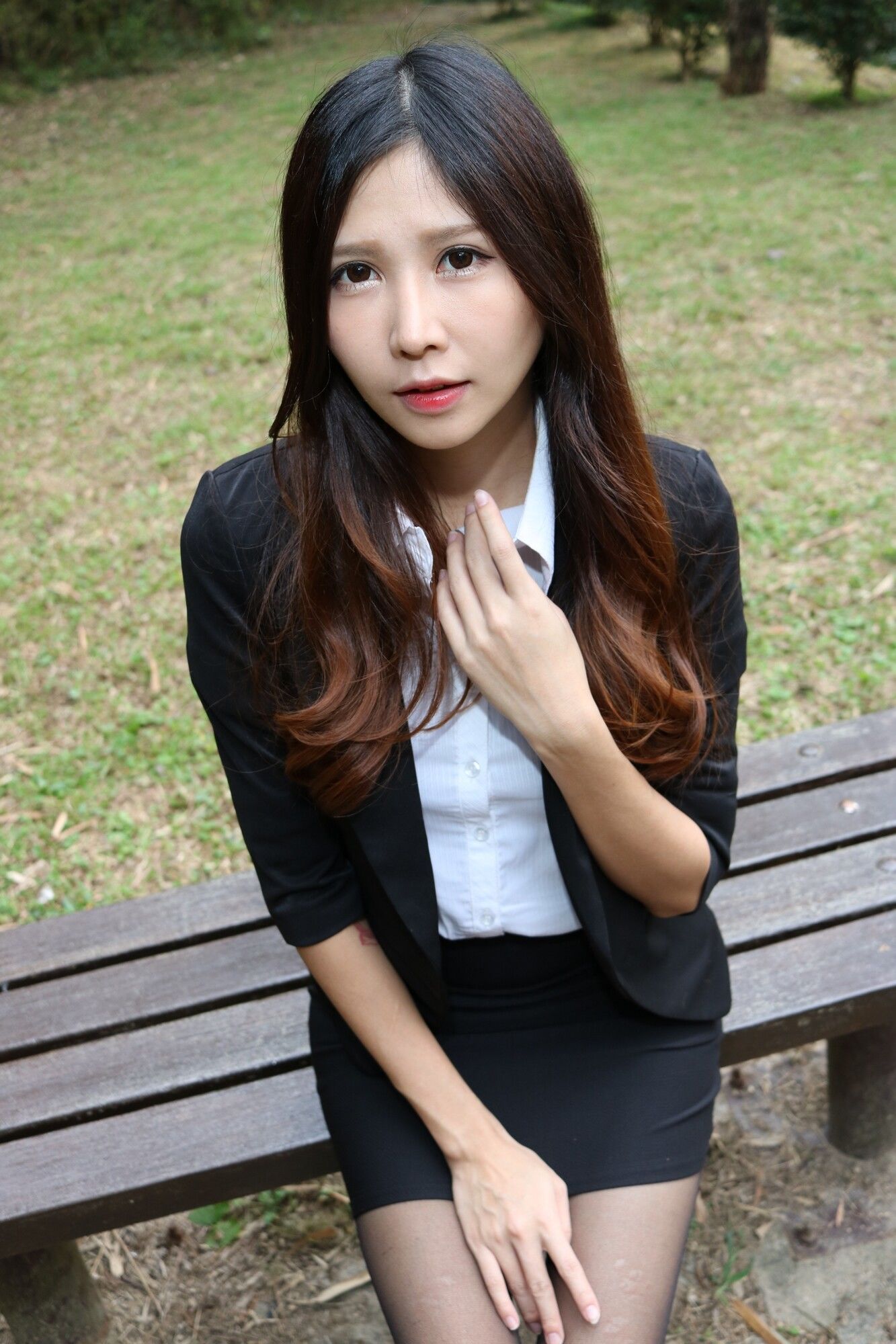 Zooey《中文大學OL黑絲美腿》-图31