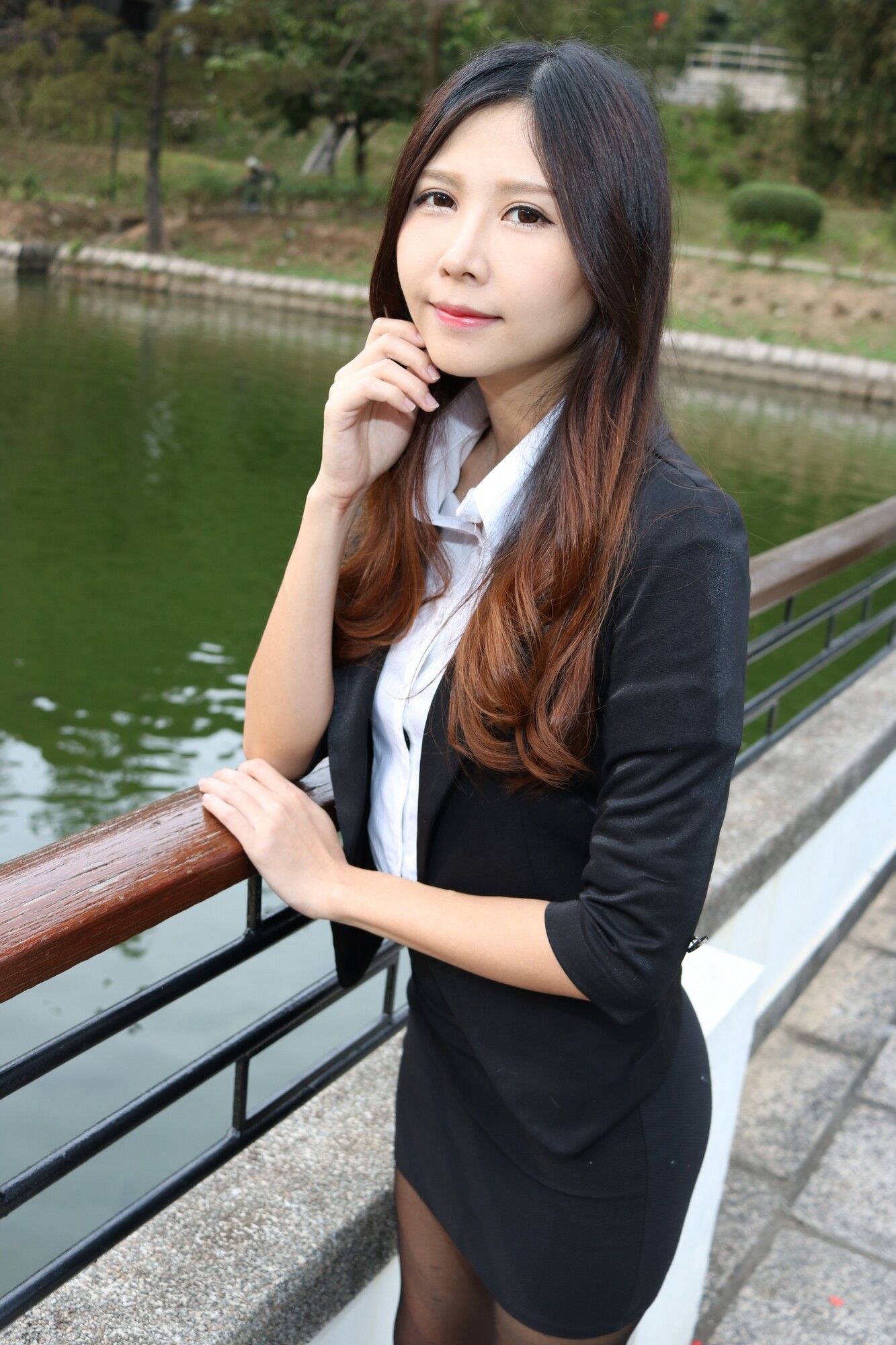 Zooey《中文大學OL黑絲美腿》-图38