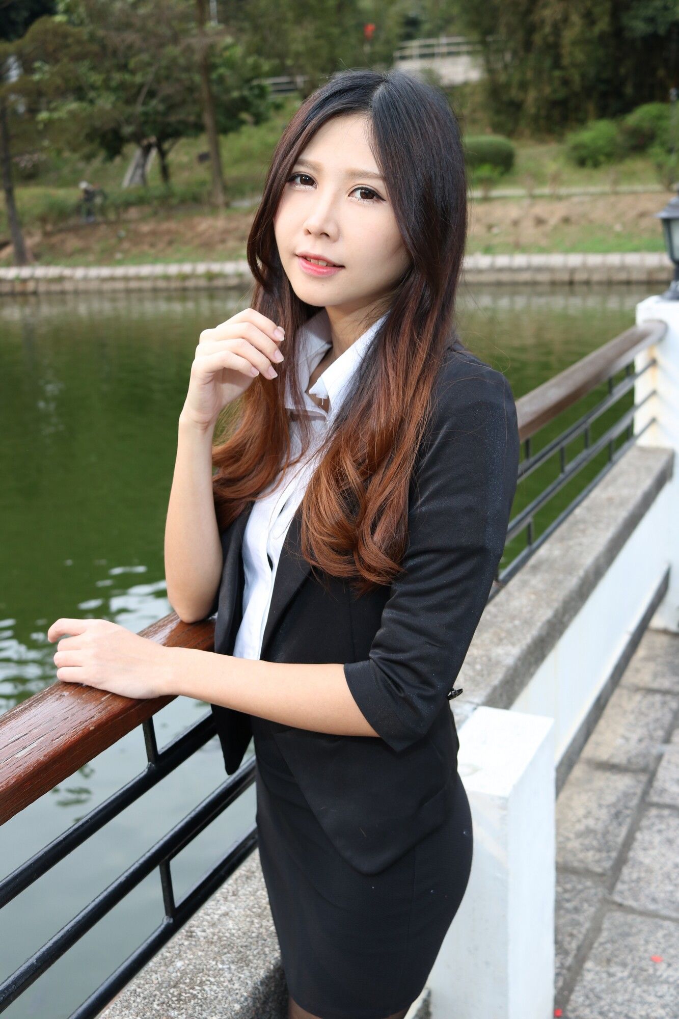 Zooey《中文大學OL黑絲美腿》-图39