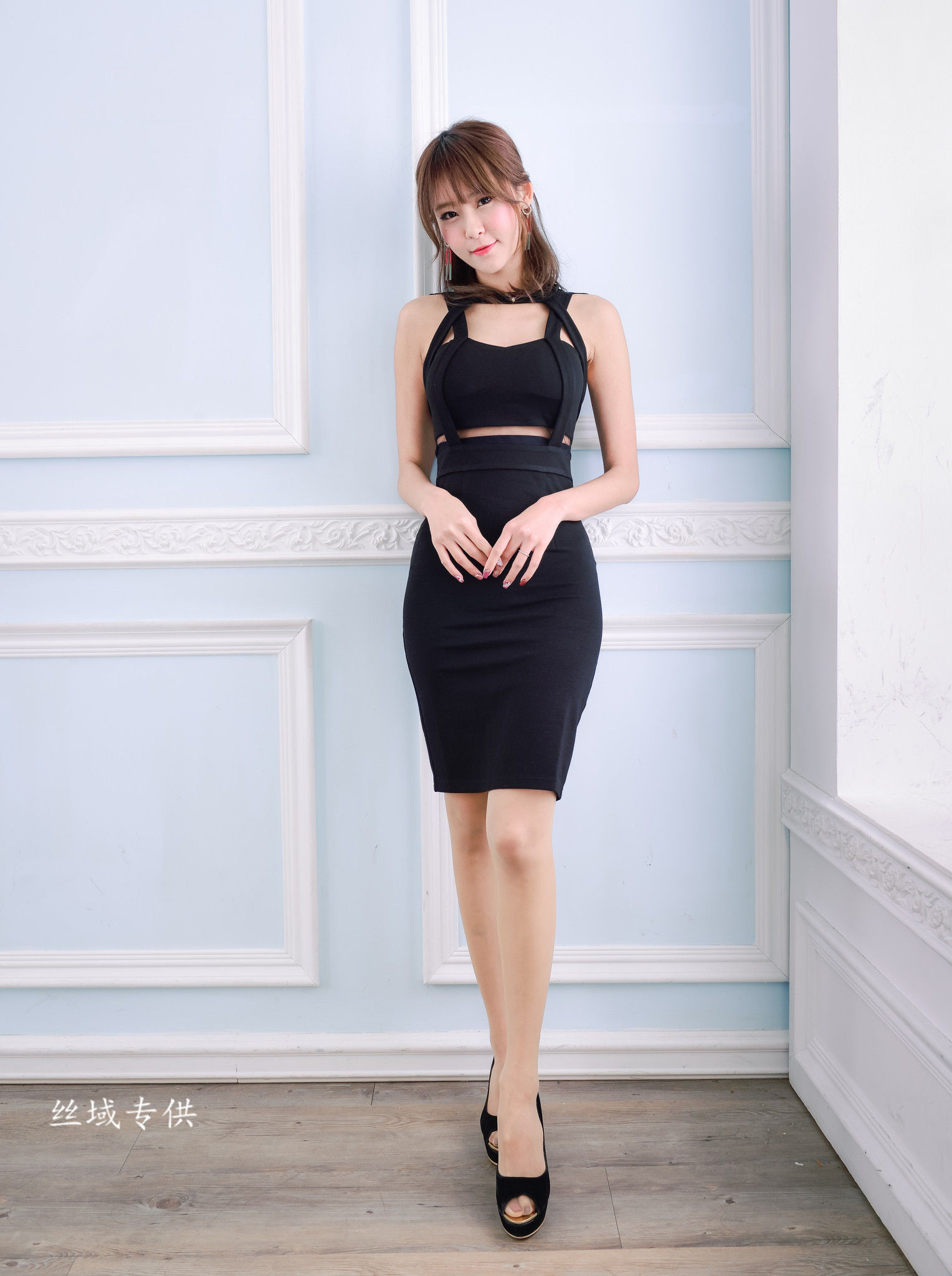 Winnie小雪/庄温妮 - 3套美腿优雅服装-图37