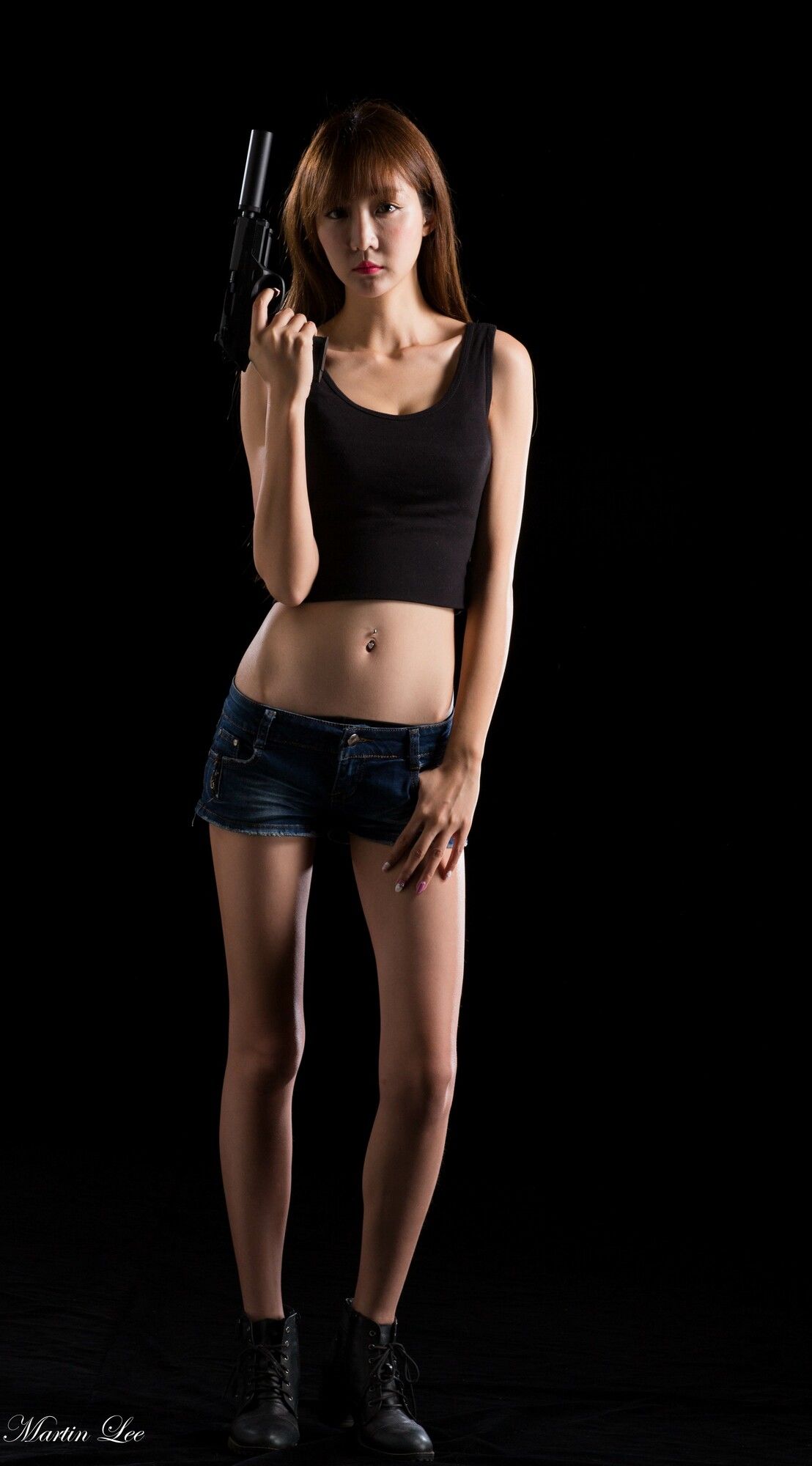 吕蔓《黑丝丽人 三套服装》-图11