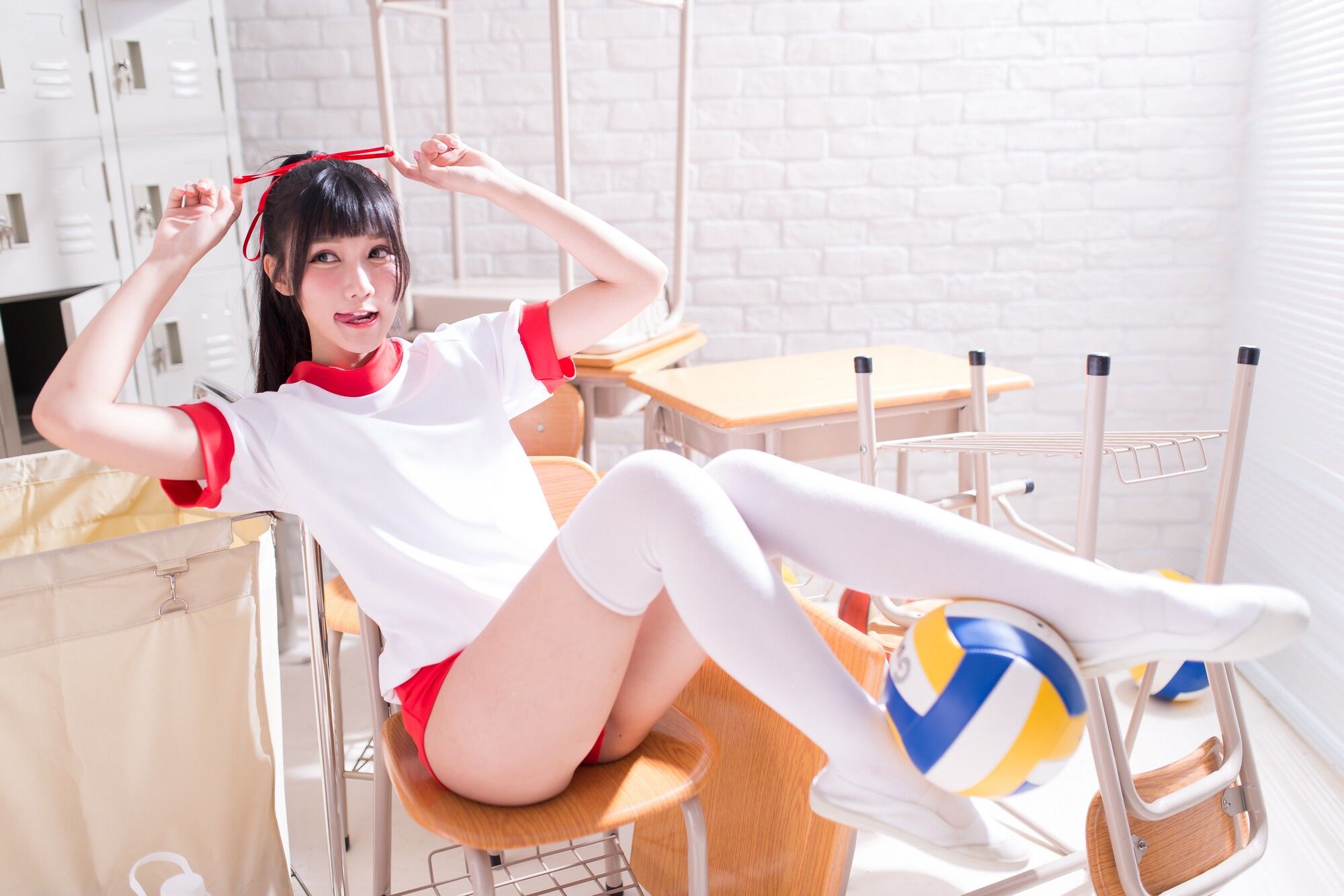 乔乔儿《琴棚孙尚香 白丝》-图18