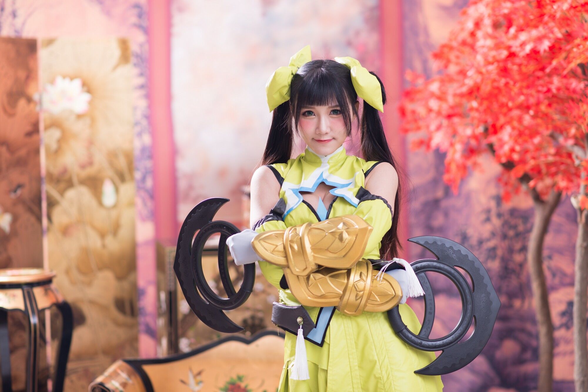 乔乔儿《琴棚孙尚香 白丝》-图1