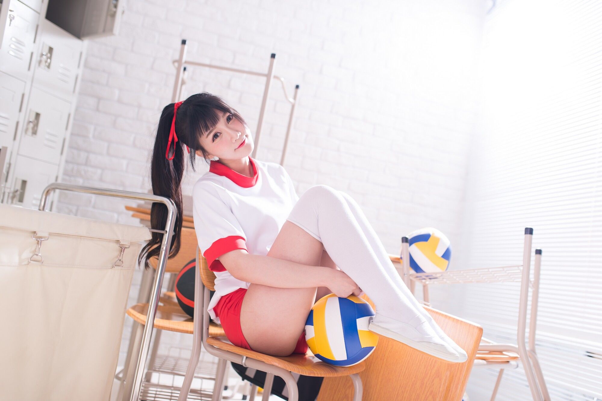 乔乔儿《琴棚孙尚香 白丝》-图21