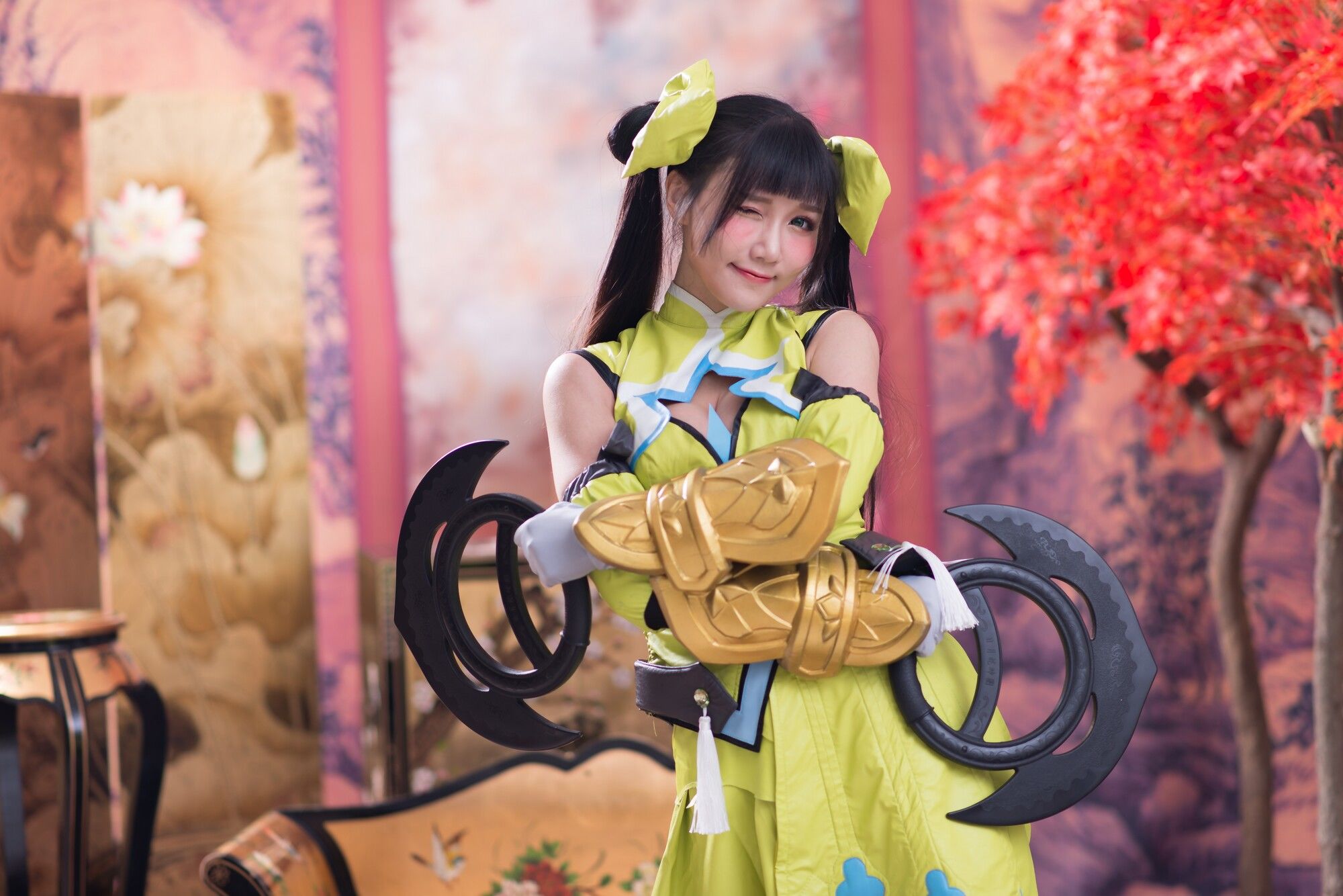 乔乔儿《琴棚孙尚香 白丝》-图2