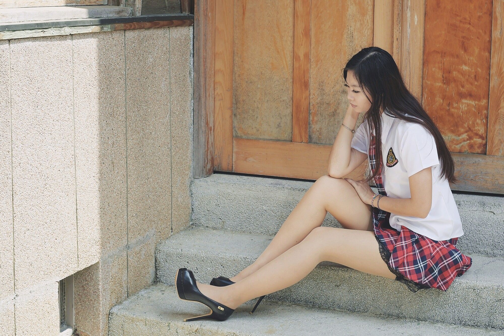 小雯 - 成大外拍共两套服装-图24