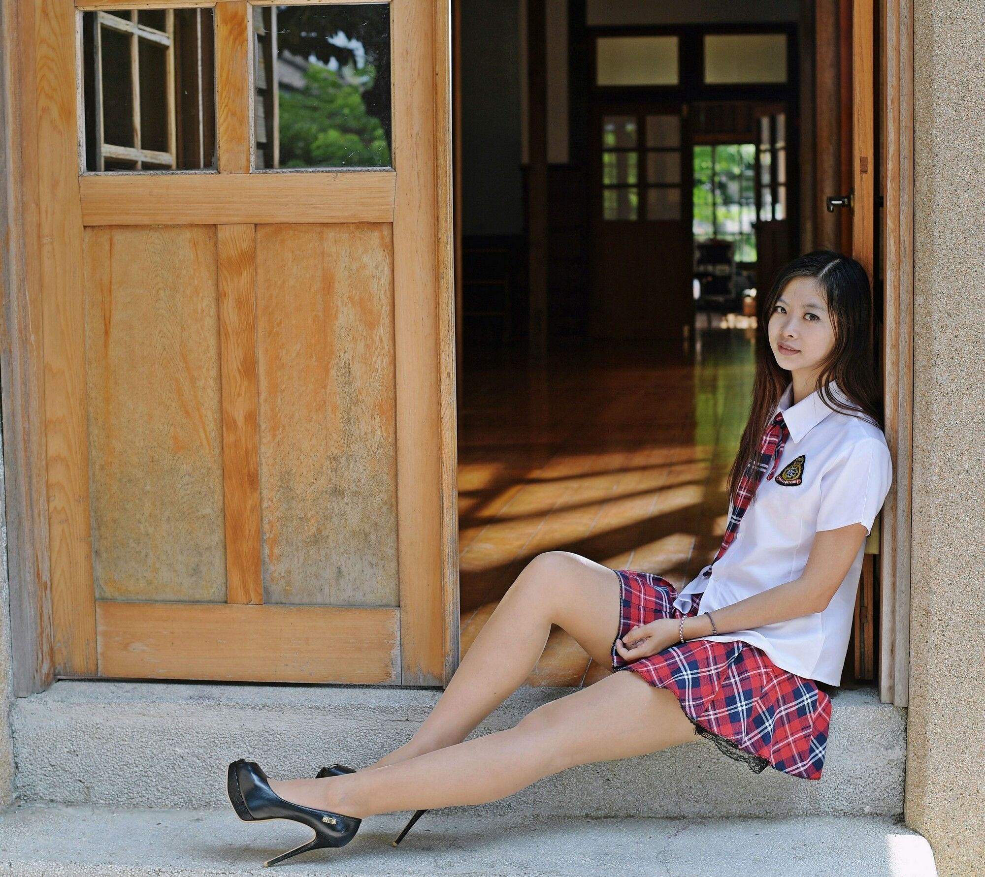 小雯 - 成大外拍共两套服装-图37