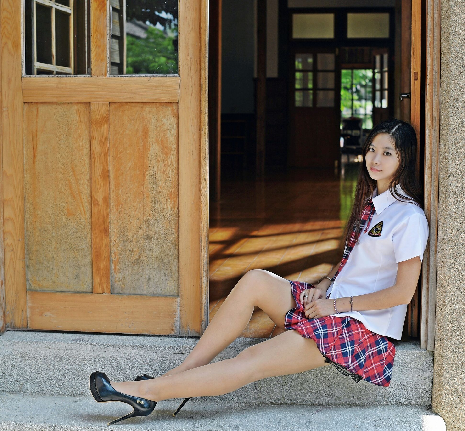 小雯 - 成大外拍共两套服装-图39